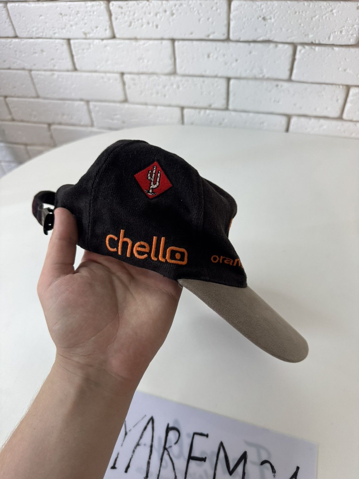 Vintage Orange Arrows F1 Team Pedro Delarosa Formula One cap hat Size ONE SIZE - 5 Thumbnail