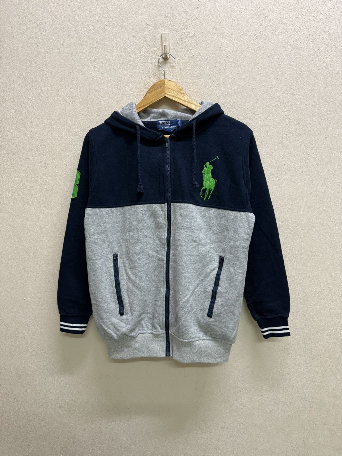 Polo Ralph Lauren Polo by Ralph Lauren Two Tone Colour Zip Up Sweater Hoodie Size US S / EU 44-46 / 1 - 15 Thumbnail