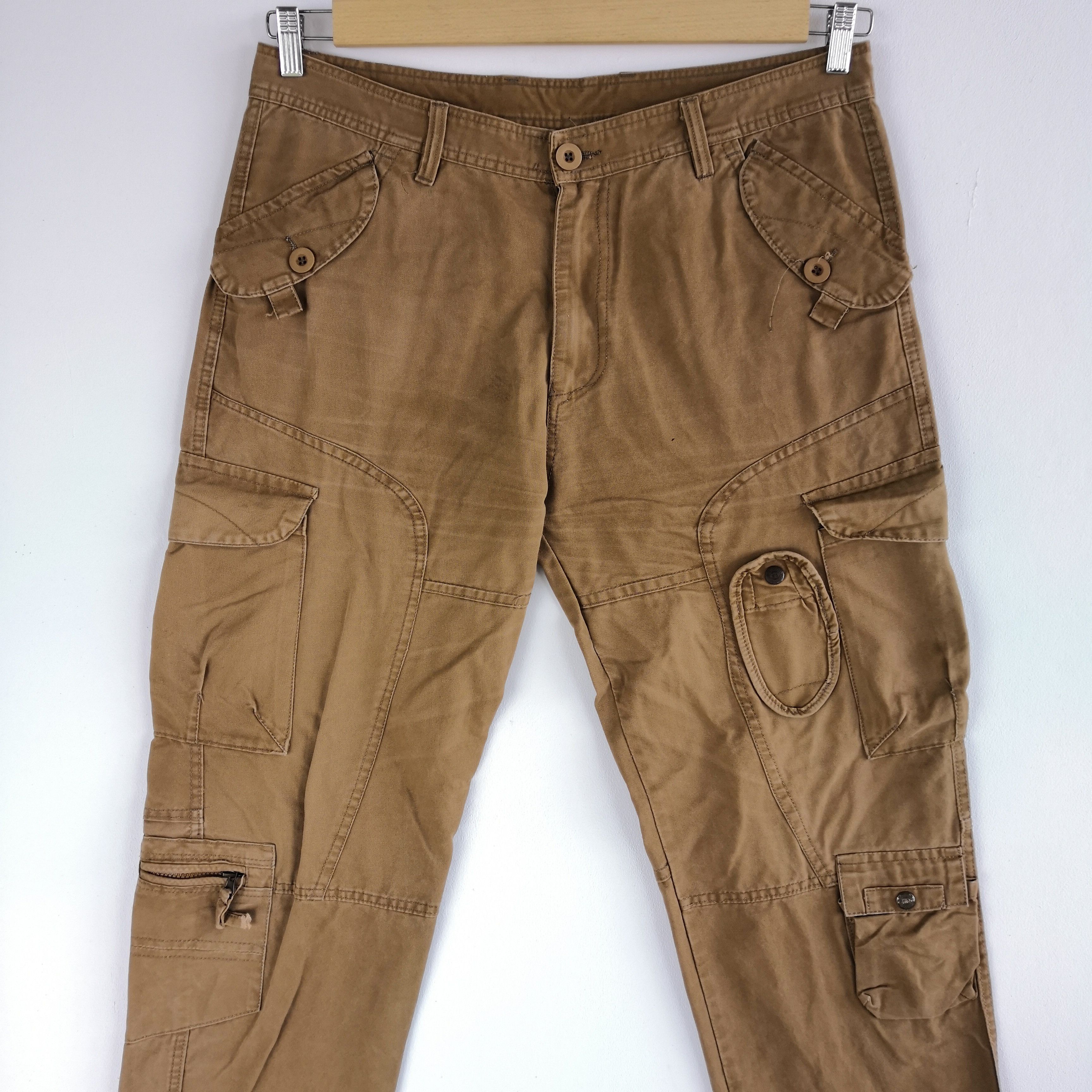 Japanese Brand Vintage Japanese Cargo Pants Multi Pocket Utility Pants Size US 36 / EU 52 - 3 Thumbnail