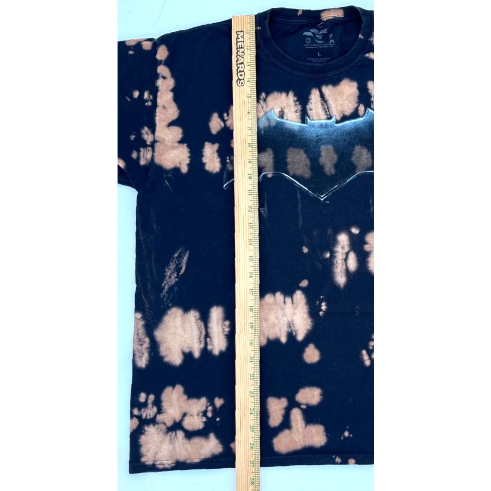 Vintage VINTAGE Men's Justice League Batman Tie Dye T-shirt Sz L Size US L / EU 52-54 / 3 - 6 Thumbnail