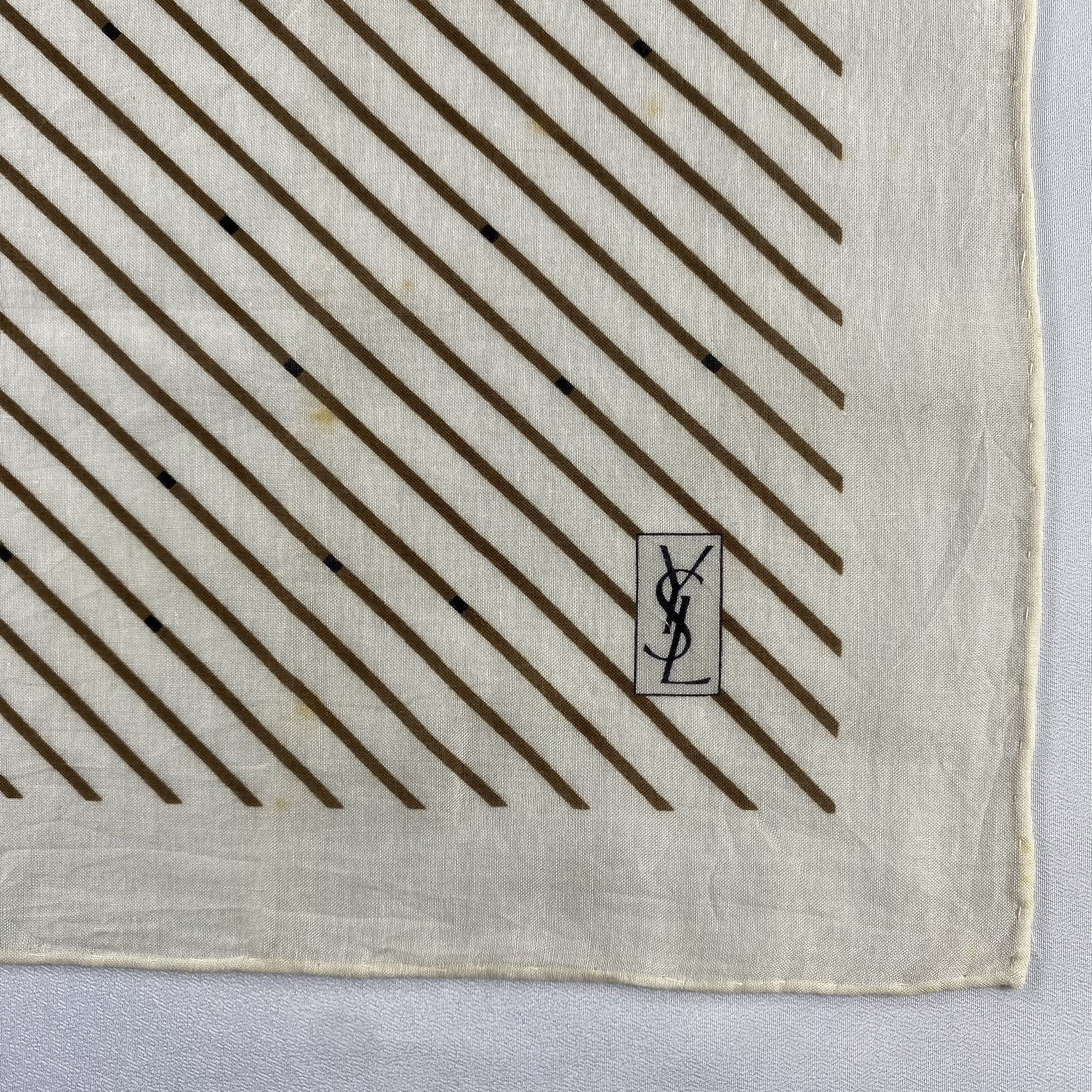 Vintage × Yves Saint Laurent Yves Saint Laurent Neckerchief / Handkerchief-P802 Size ONE SIZE - 3 Thumbnail