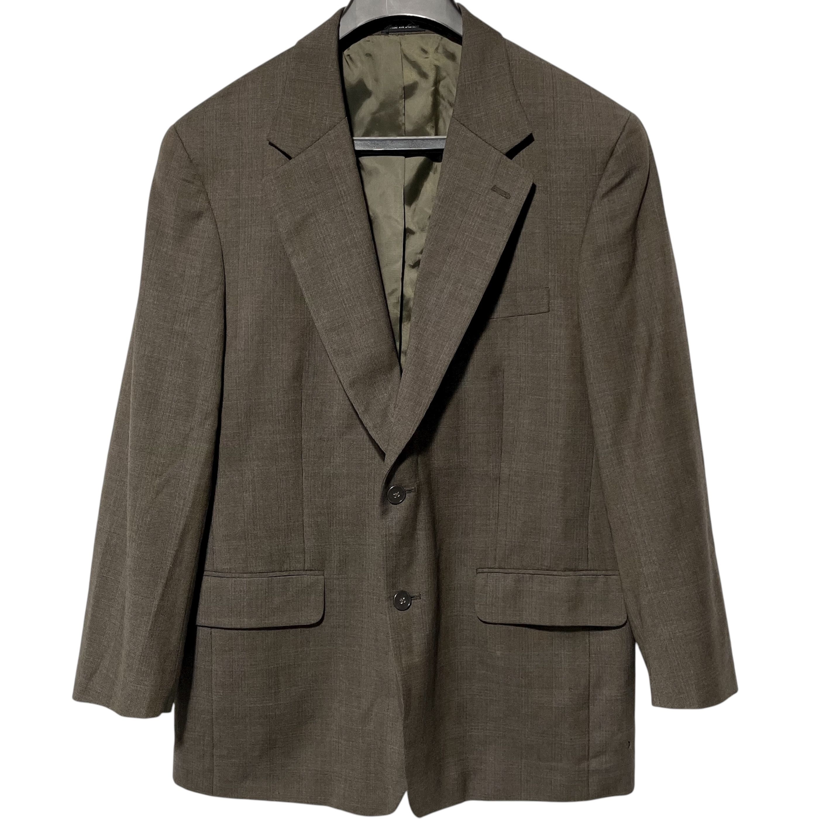 Club Room Club Room 100% Wool Brown Plaid Men's Blazer Size R42 Size 42R - 1 Thumbnail