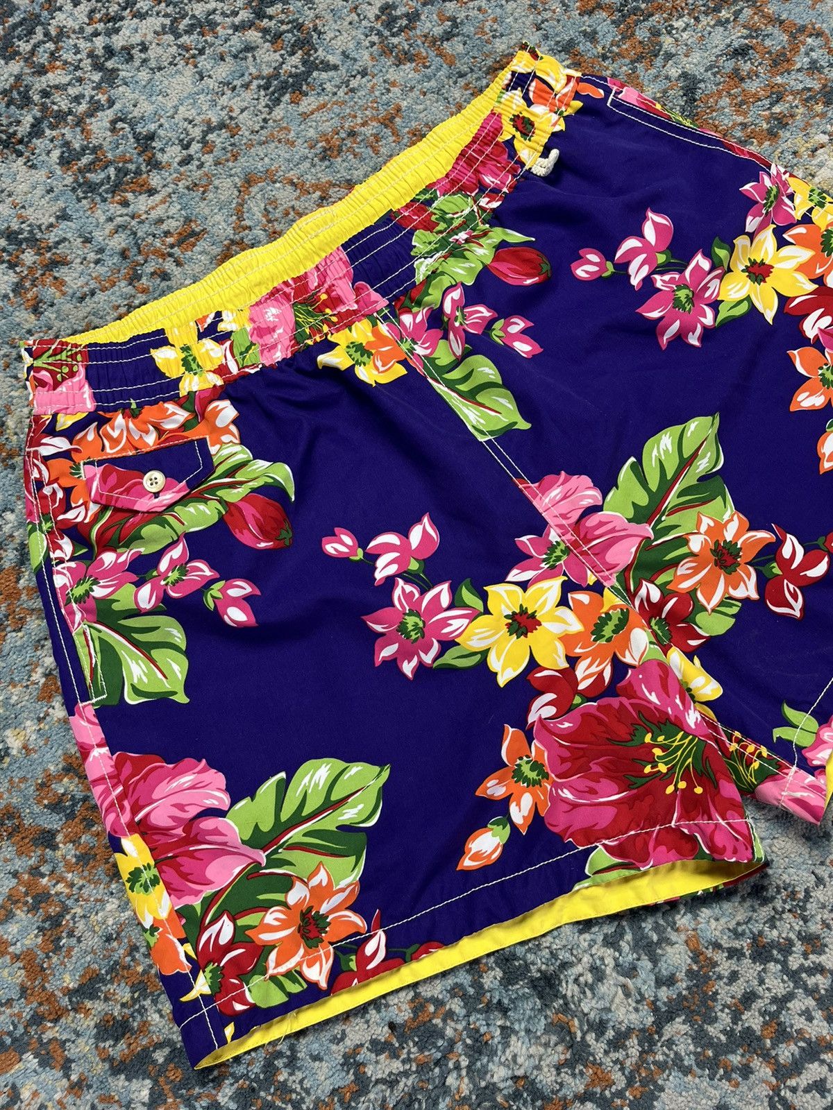 Polo Ralph Lauren Vintage 00s Polo Ralph Lauren floral print shorts old money Size US 36 / EU 52 - 3 Thumbnail