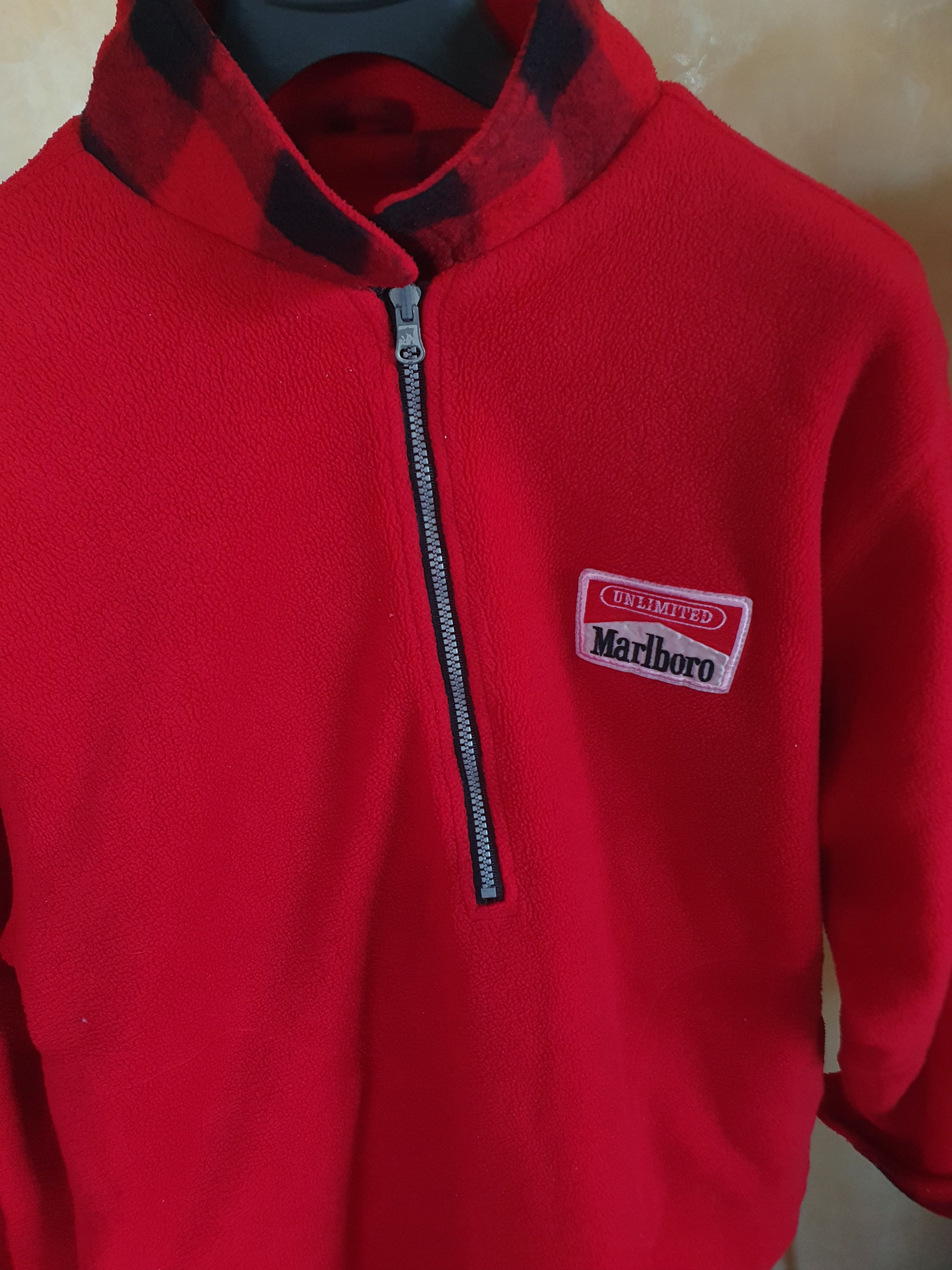 Marlboro × Vintage Marlboro Unlimited Vintage Reversable Fleece Buffalo Check L Size US L / EU 52-54 / 3 - 7 Thumbnail