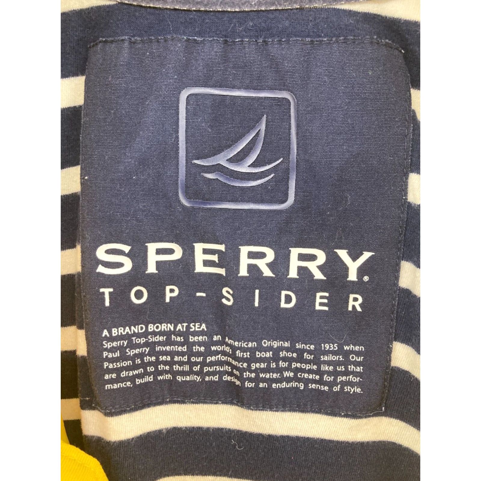 Sperry Sperry Top Sider Jacket Mens M Yellow Nautical Boating Cargo Size US M / EU 48-50 / 2 - 6 Thumbnail