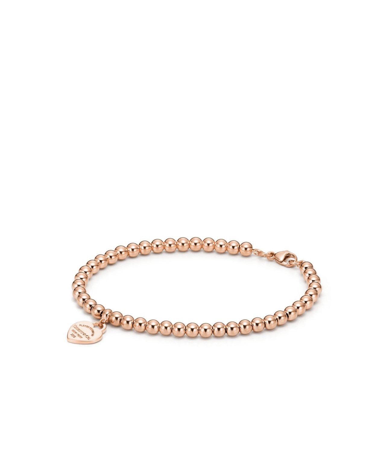 Tiffany & Co. Tiffany & co Heart Tag Bead Bracelet in rose gold Size ONE SIZE - 2 Thumbnail