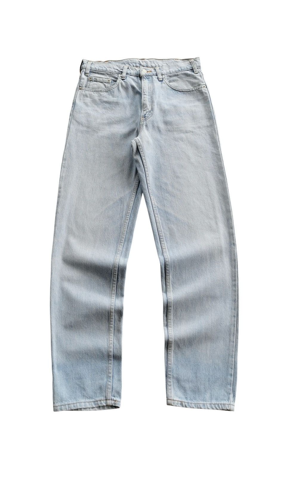 Levi's Vintage Levis Original Rivetted Faded Light Blue Jeans Size US 31 - 1 Thumbnail