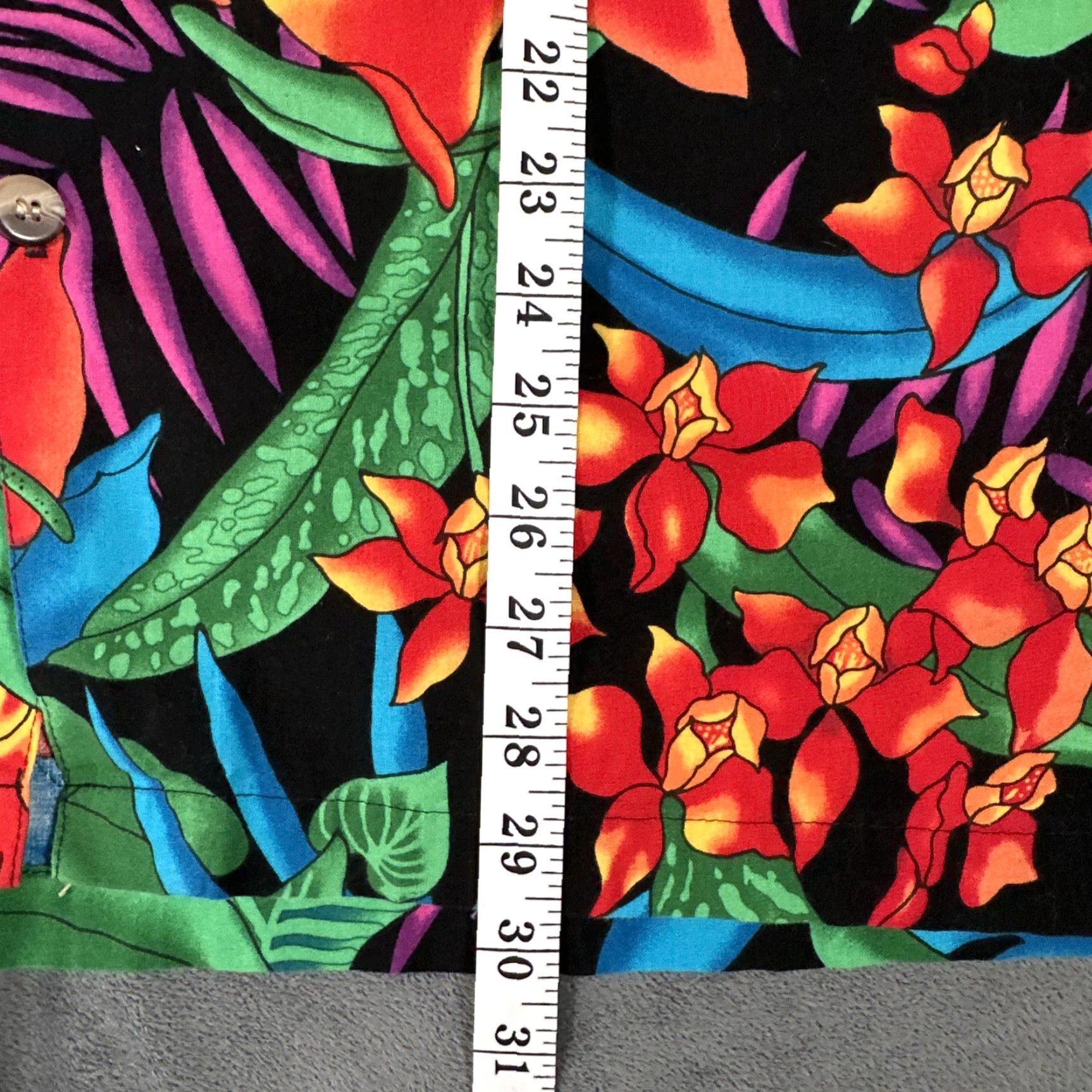 VINTAGE Toucan Dance Shirt Mens XL Multicolor Hawaiian Aloha Floral Cotton Button Up USA