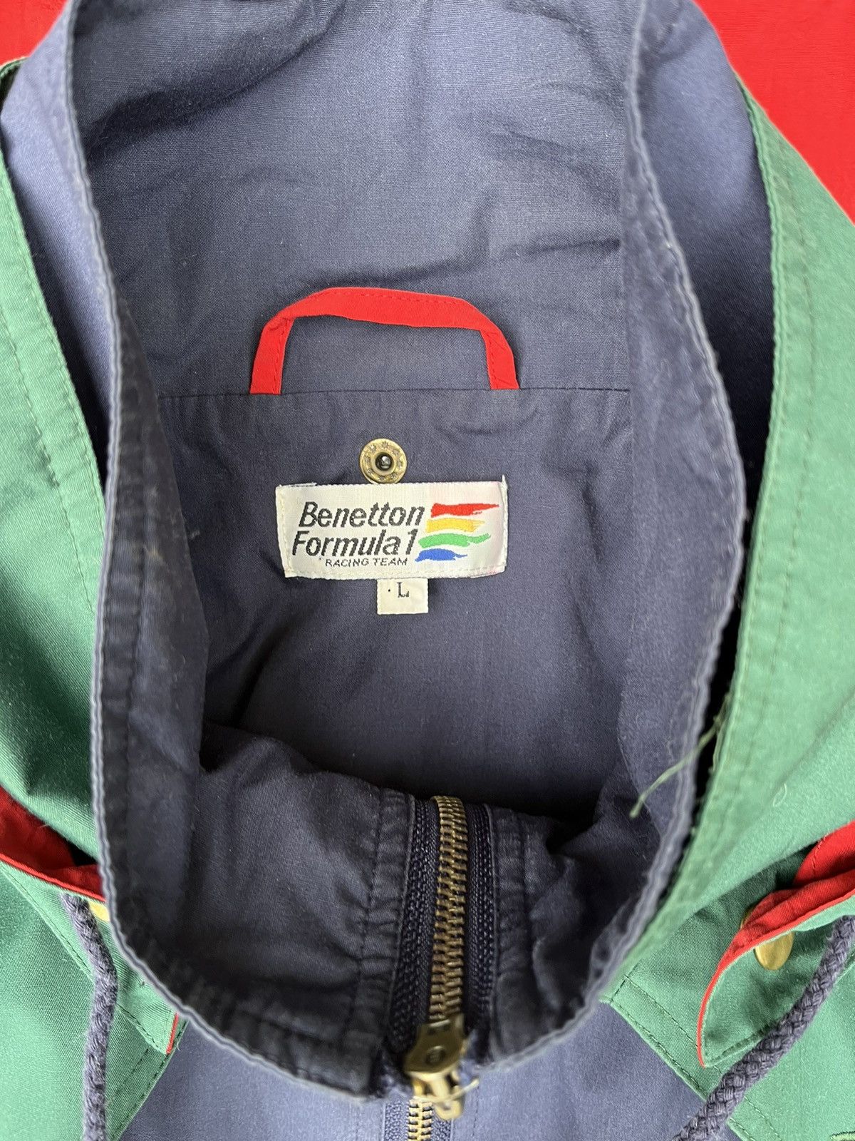 Vintage Vintage 90s Benetton formula one jacket Size US L / EU 52-54 / 3 - 5 Thumbnail