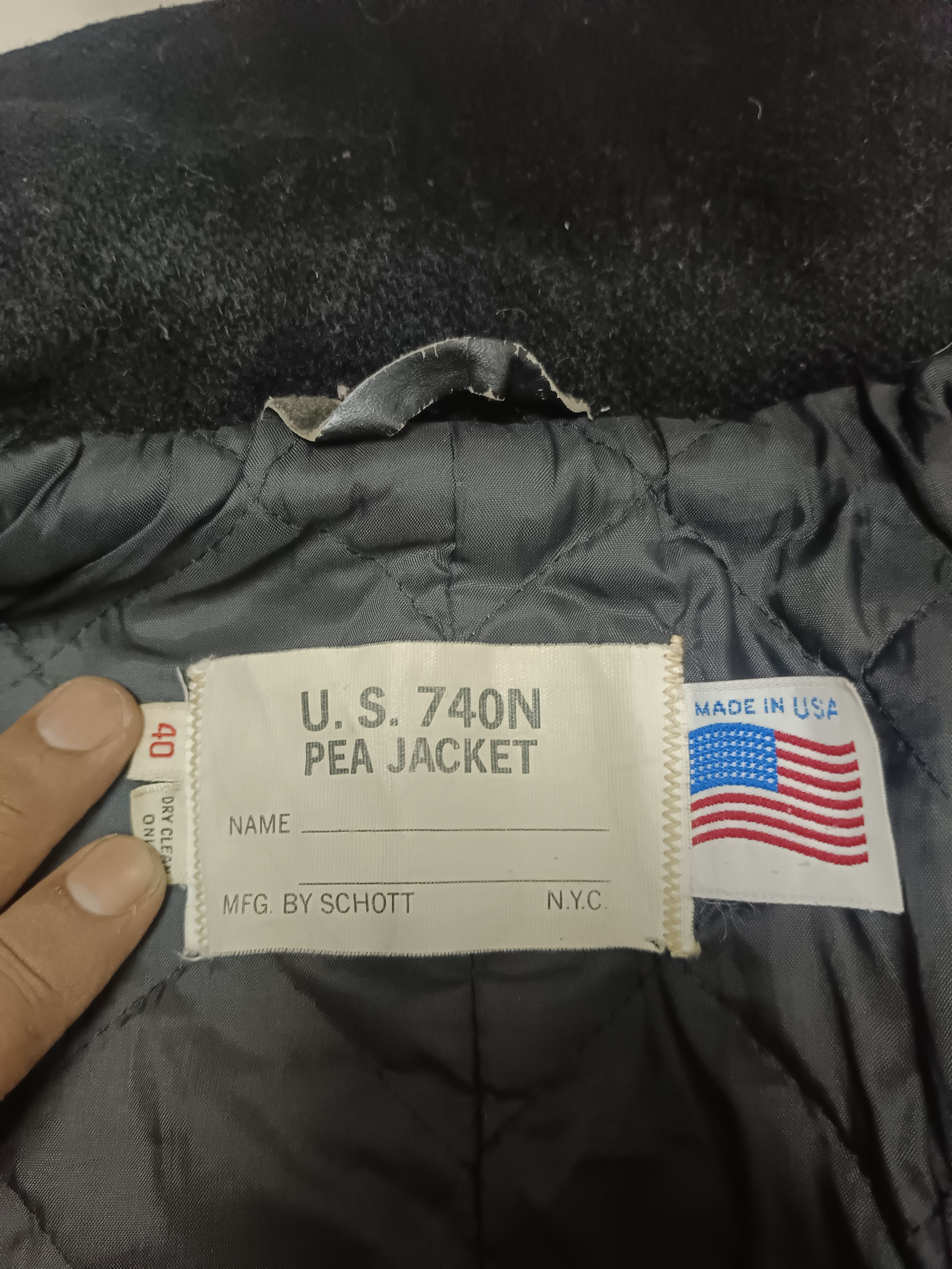Schott Vintage Schott U.S.740N Pea Jacket Size US M / EU 48-50 / 2 - 5 Thumbnail
