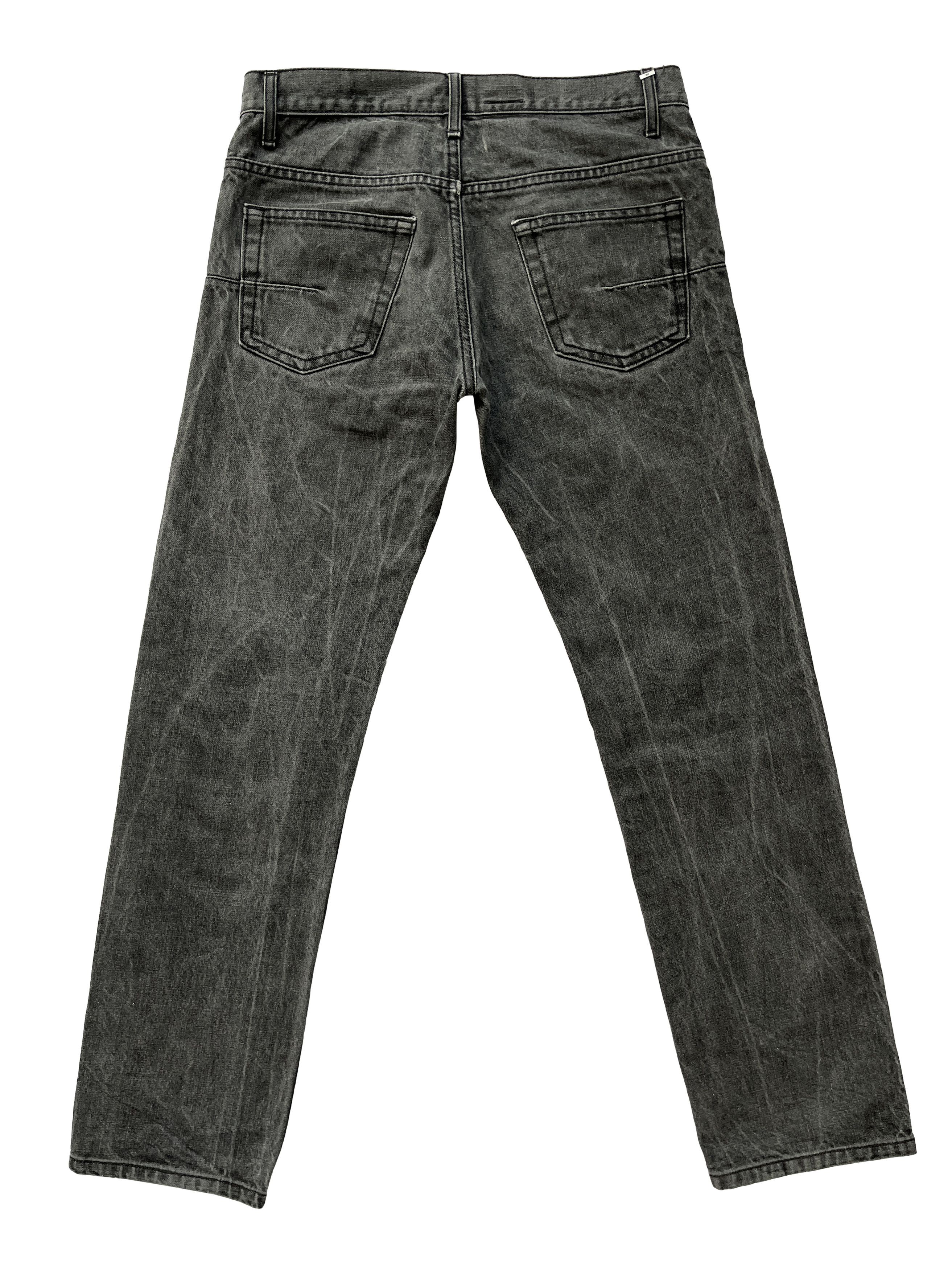 Dior × Hedi Slimane SS03 Dior Homme by Hedi Slimane MIJ Washed Black Denim Jeans Size US 29 - 2 Thumbnail