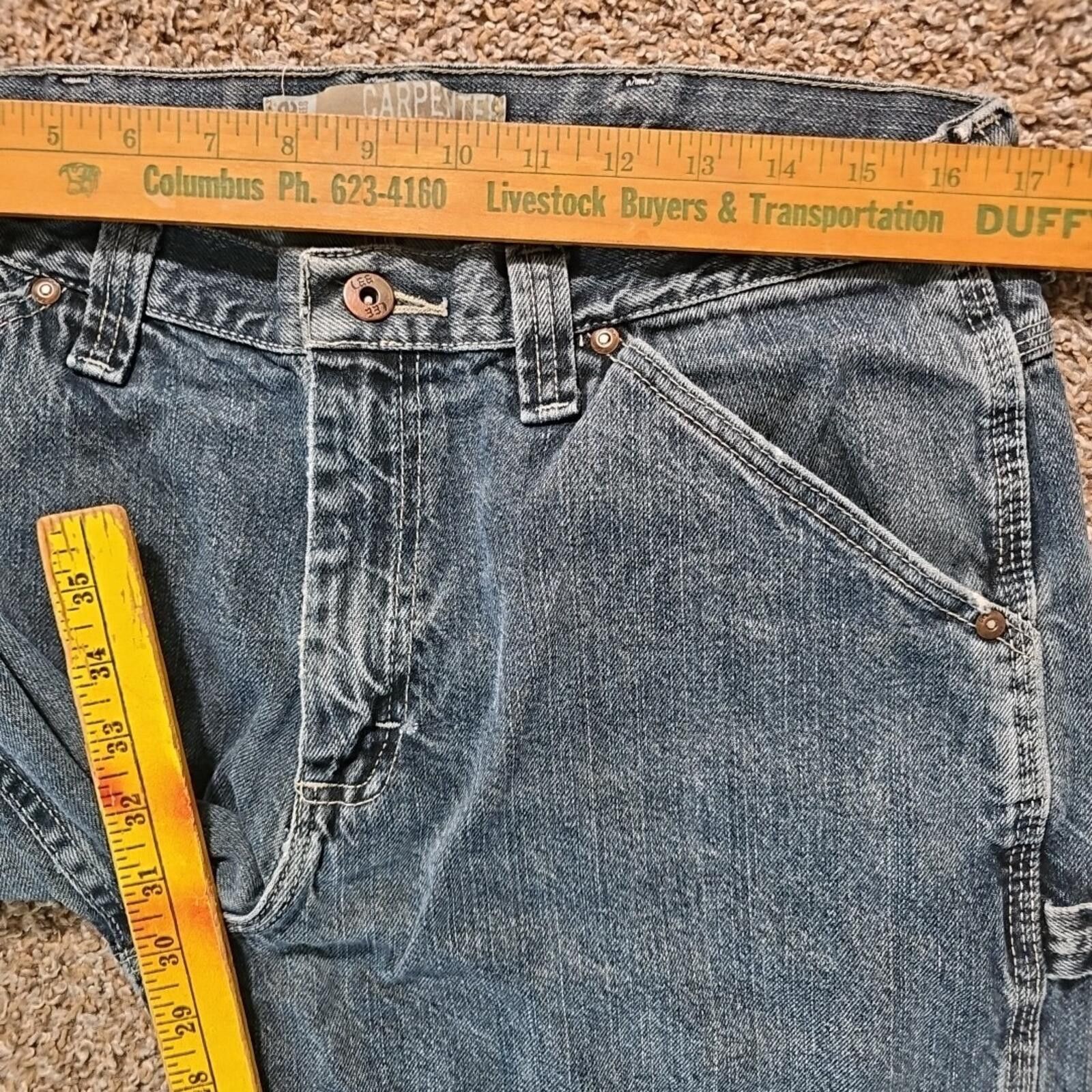 Lee Lee Dungarees Carpenter Jeans 34x30 Size US 34 / EU 50 - 4 Thumbnail
