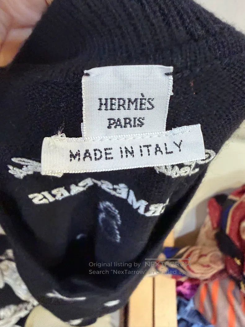 Hermes Hermes Mickey Embroidered Knit Cardigan Size XS / US 0-2 / IT 36-38 - 3 Thumbnail