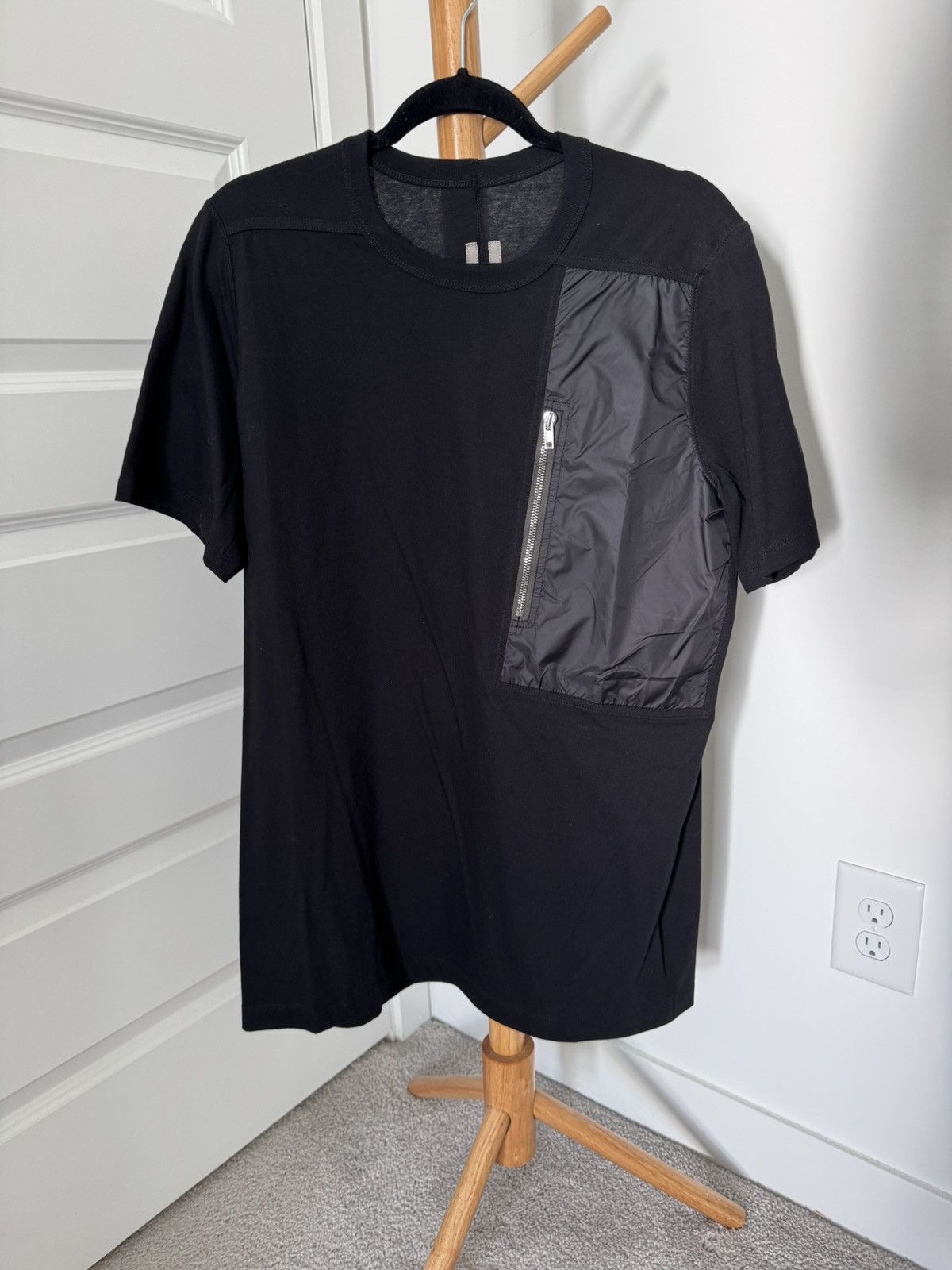 Rick Owens Rick Owens Zip Pocket Level T-shirt Black size