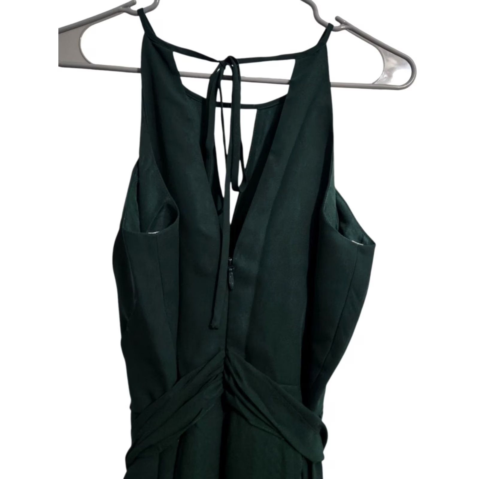 Vintage JJs House Jumpsuit Womens Belted Padded Sleeveless 6 Green Hunter Size M / US 6-8 / IT 42-44 - 4 Thumbnail