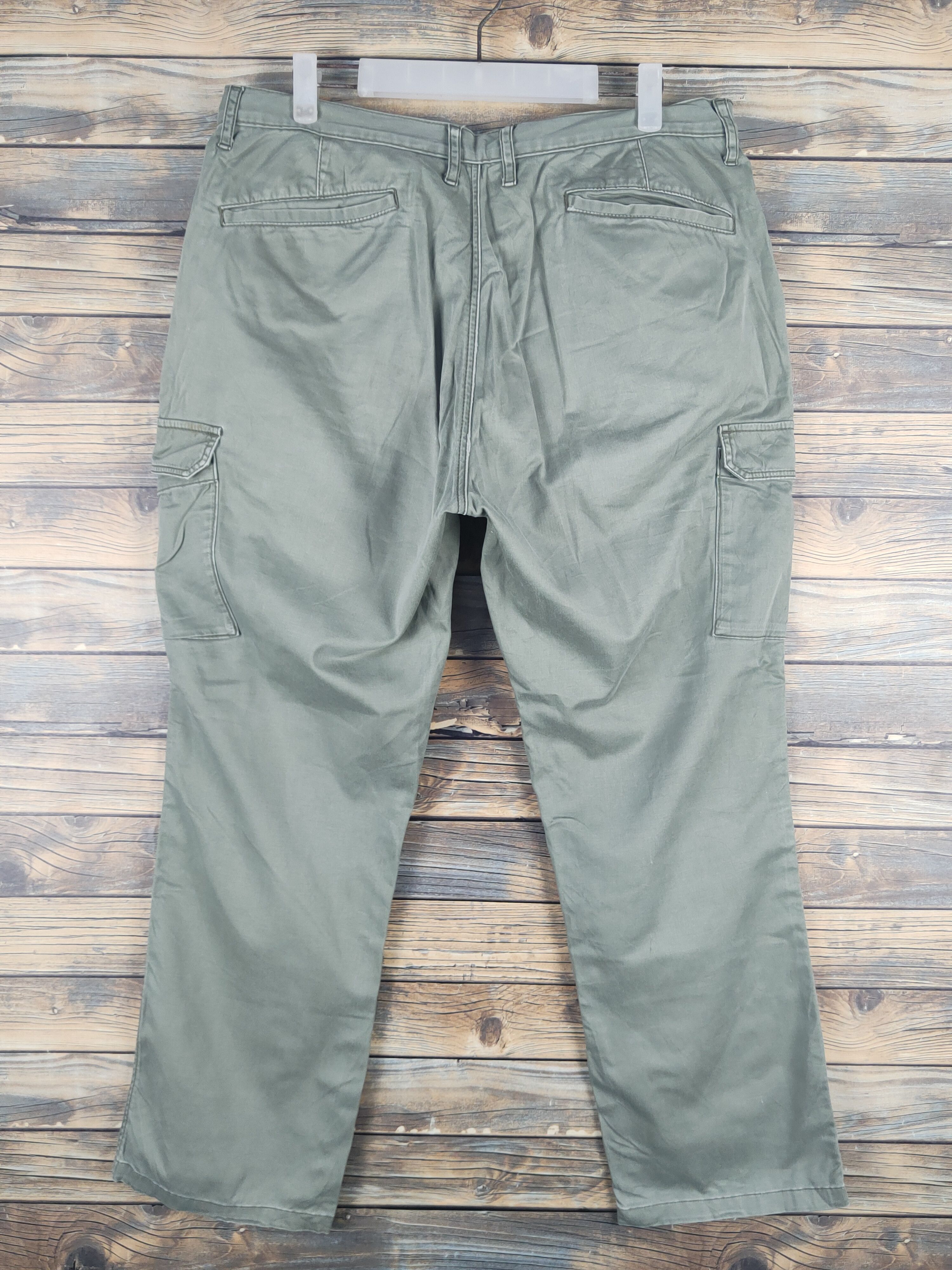 Japanese Brand DL Japanese Brand Green Multipocket Cargo Pants #1573 Size US 35 - 7 Thumbnail
