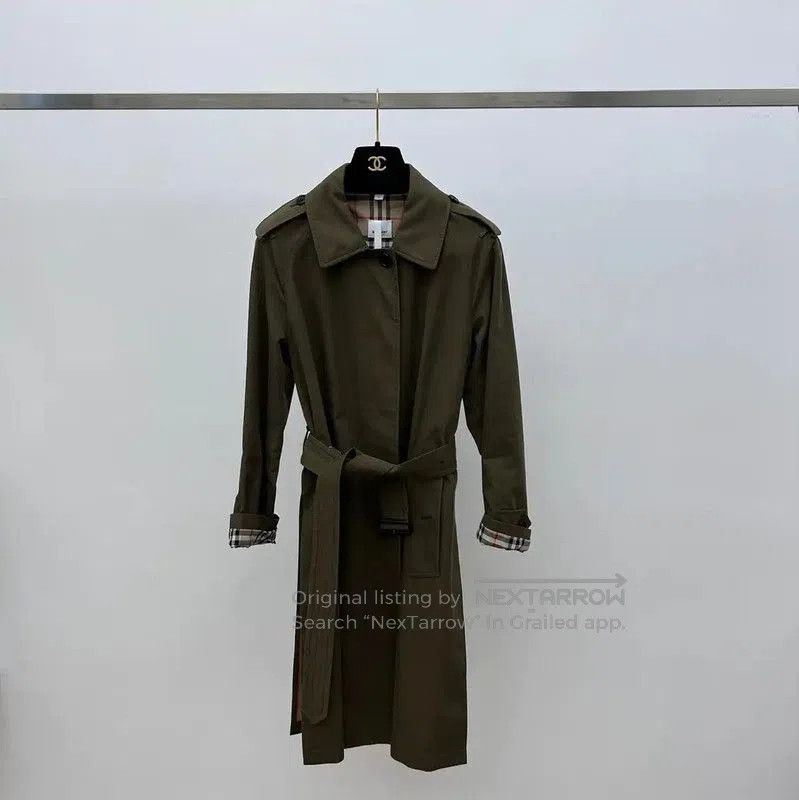 Burberry Burberry Military Green Women's Trench Coat. Size M / US 6-8 / IT 42-44 - 1 Thumbnail