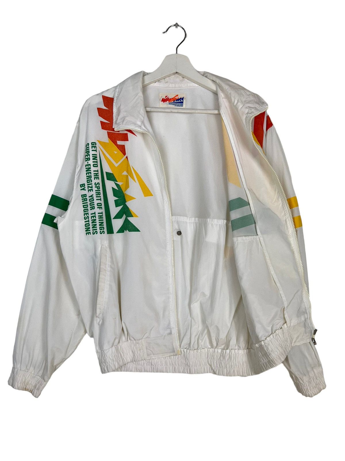 Japanese Brand 🔥 VINTAGE BRIDGESTONE TRAINER JACKET Size US M / EU 48-50 / 2 - 8 Thumbnail