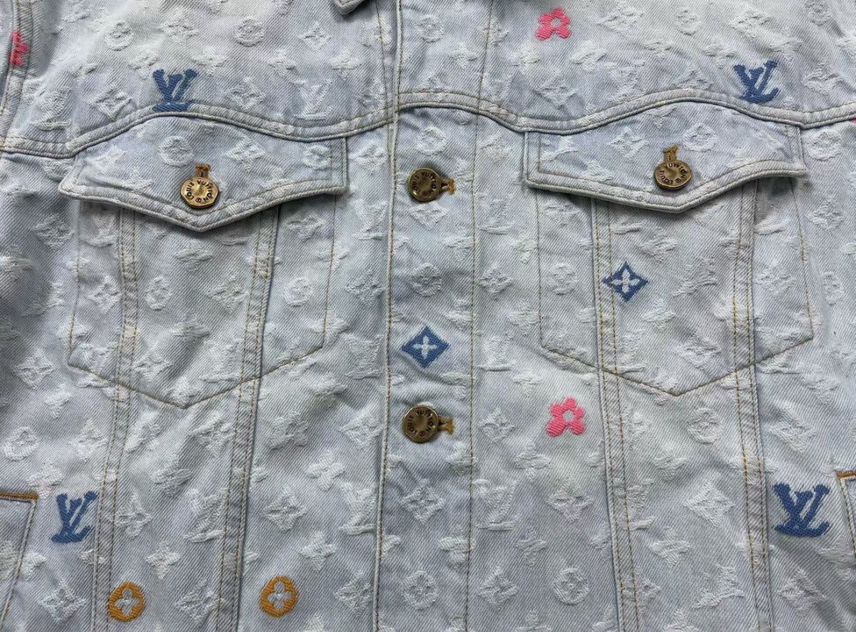 Louis Vuitton × Tyler The Creator Louis Vuitton X Tyler The Creator 50 Monogram Denim Jacket Size US M / EU 48-50 / 2 - 3 Thumbnail