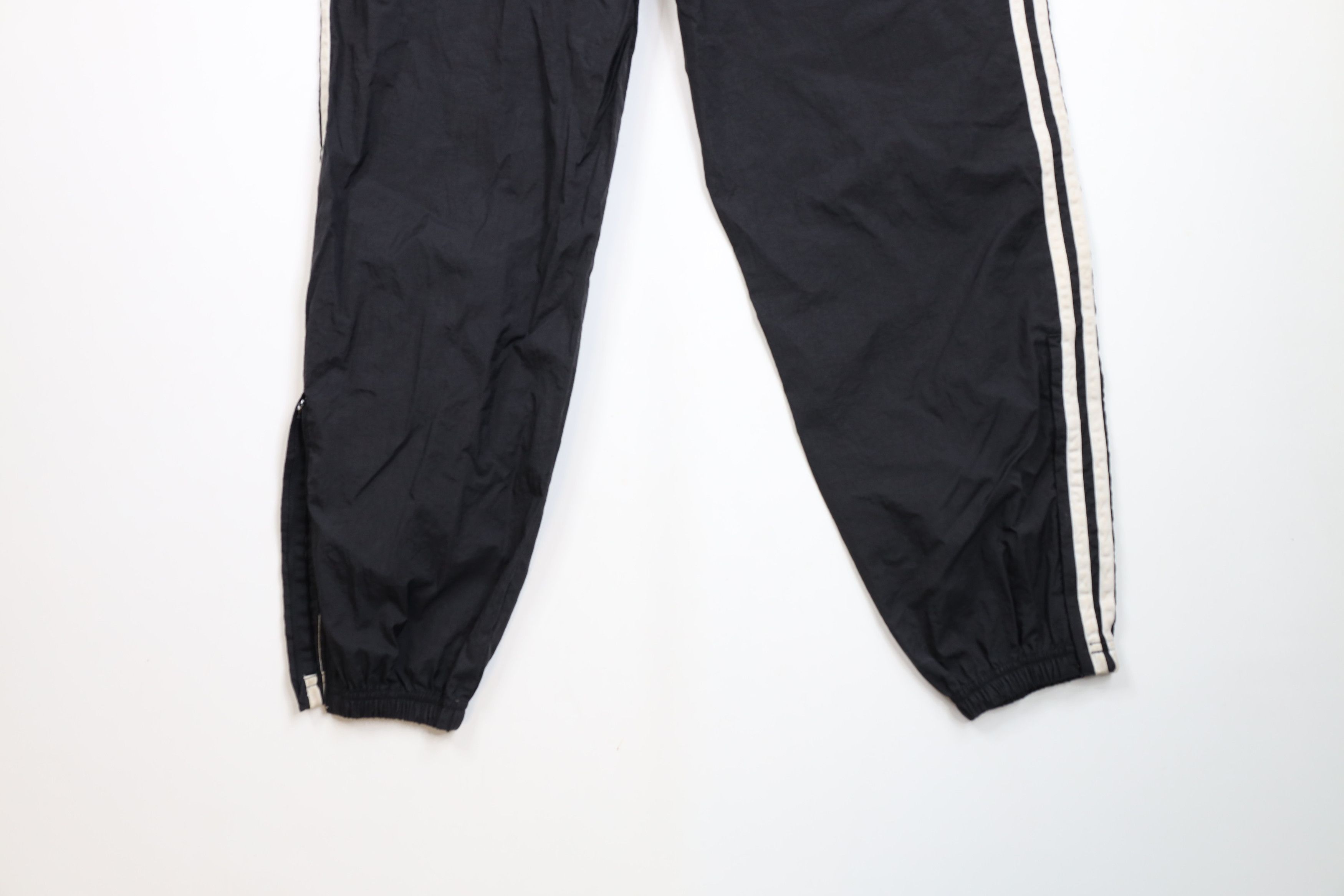 Adidas × Vintage Vintage 90s Adidas Striped Windbreaker Joggers Pants Black Size US 36 / EU 52 - 13 Thumbnail