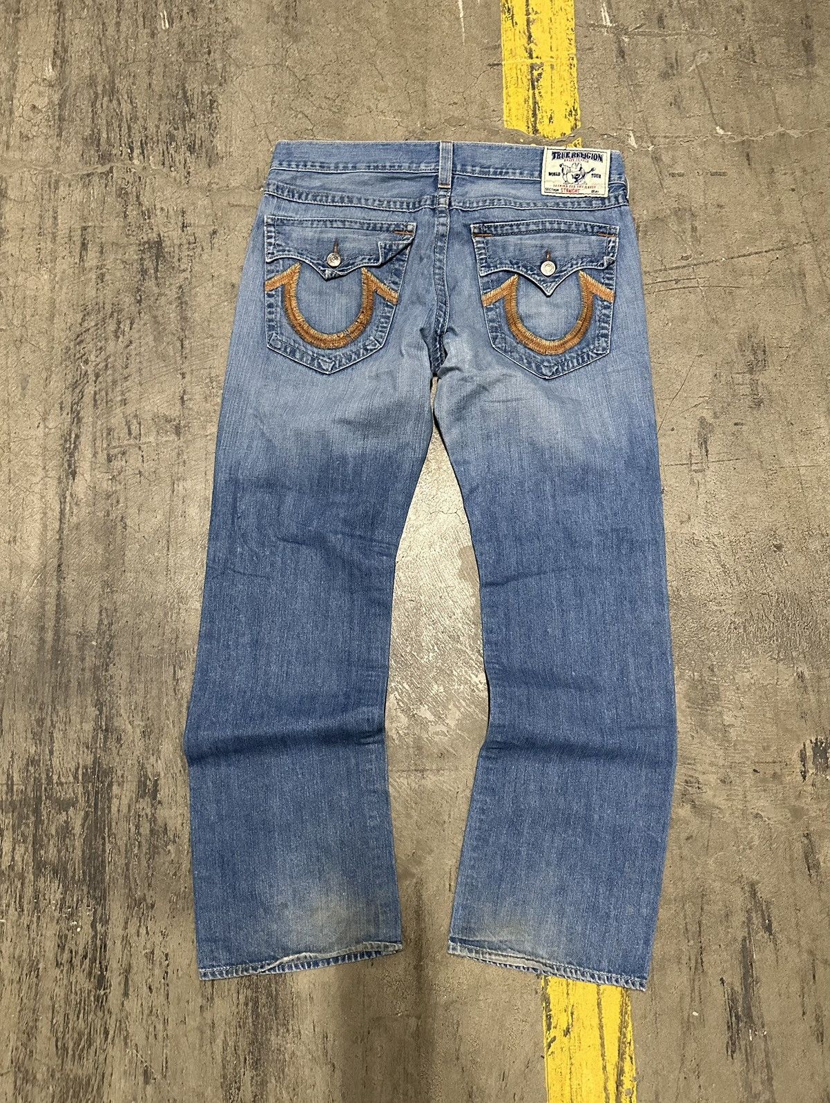 True Religion × Vintage Y2K true religion straight jeans Size US 38 / EU 54 - 1 Thumbnail
