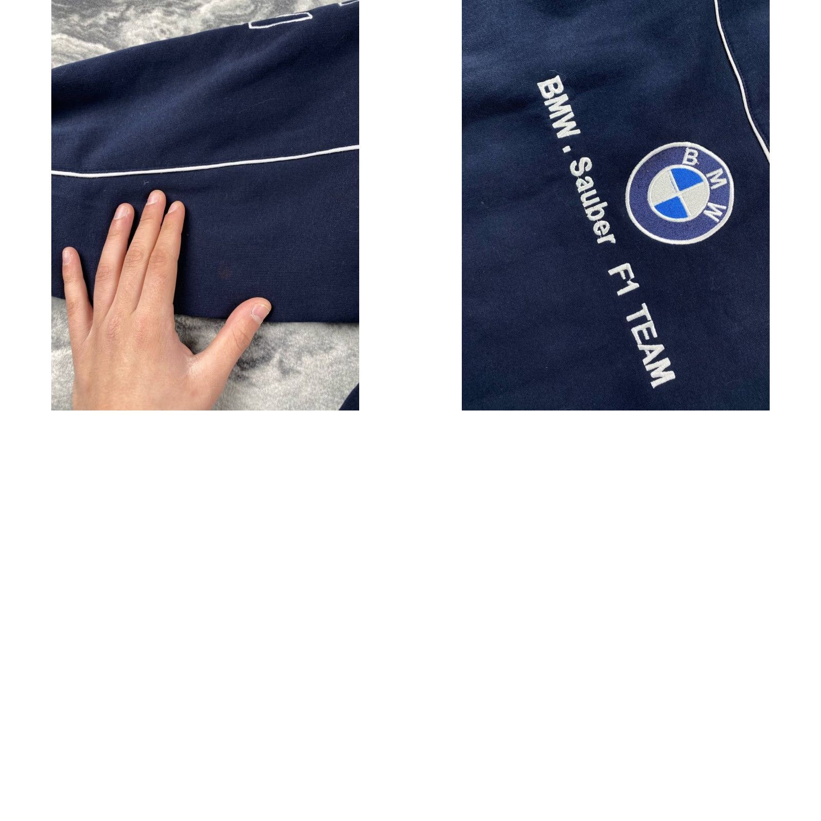 BMW VINTAGE BMW Sauber F1 Racing Full Zip Jacket Men XL Blue Size US XL / EU 56 / 4 - 10 Thumbnail