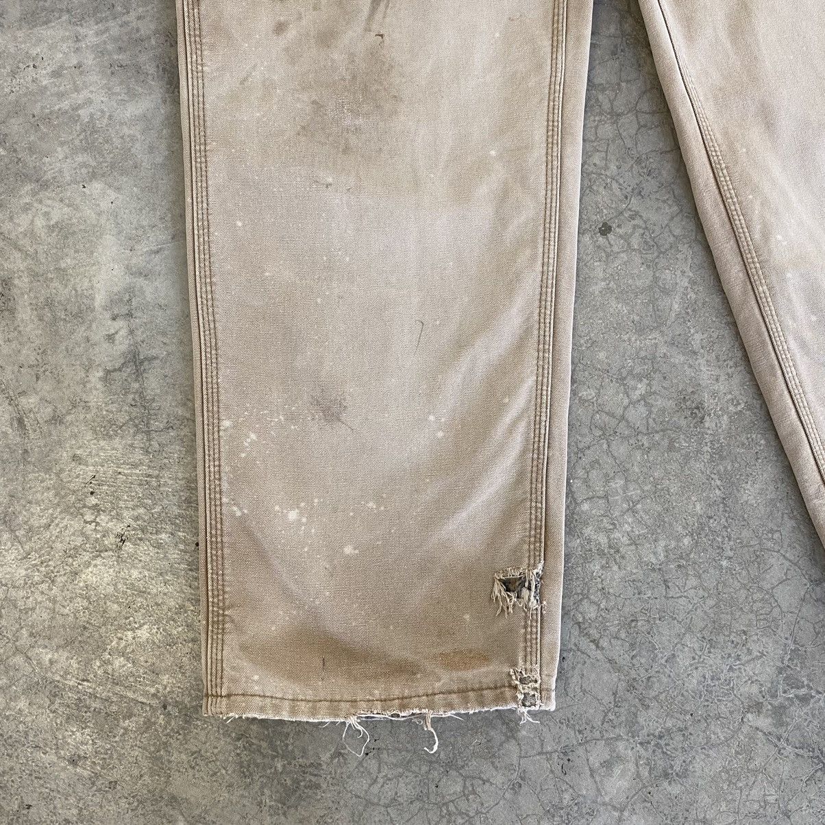 Carhartt VTG Carhartt Blanket Lined Distressed Dirty Carpenter Pants Size US 36 / EU 52 - 9 Thumbnail