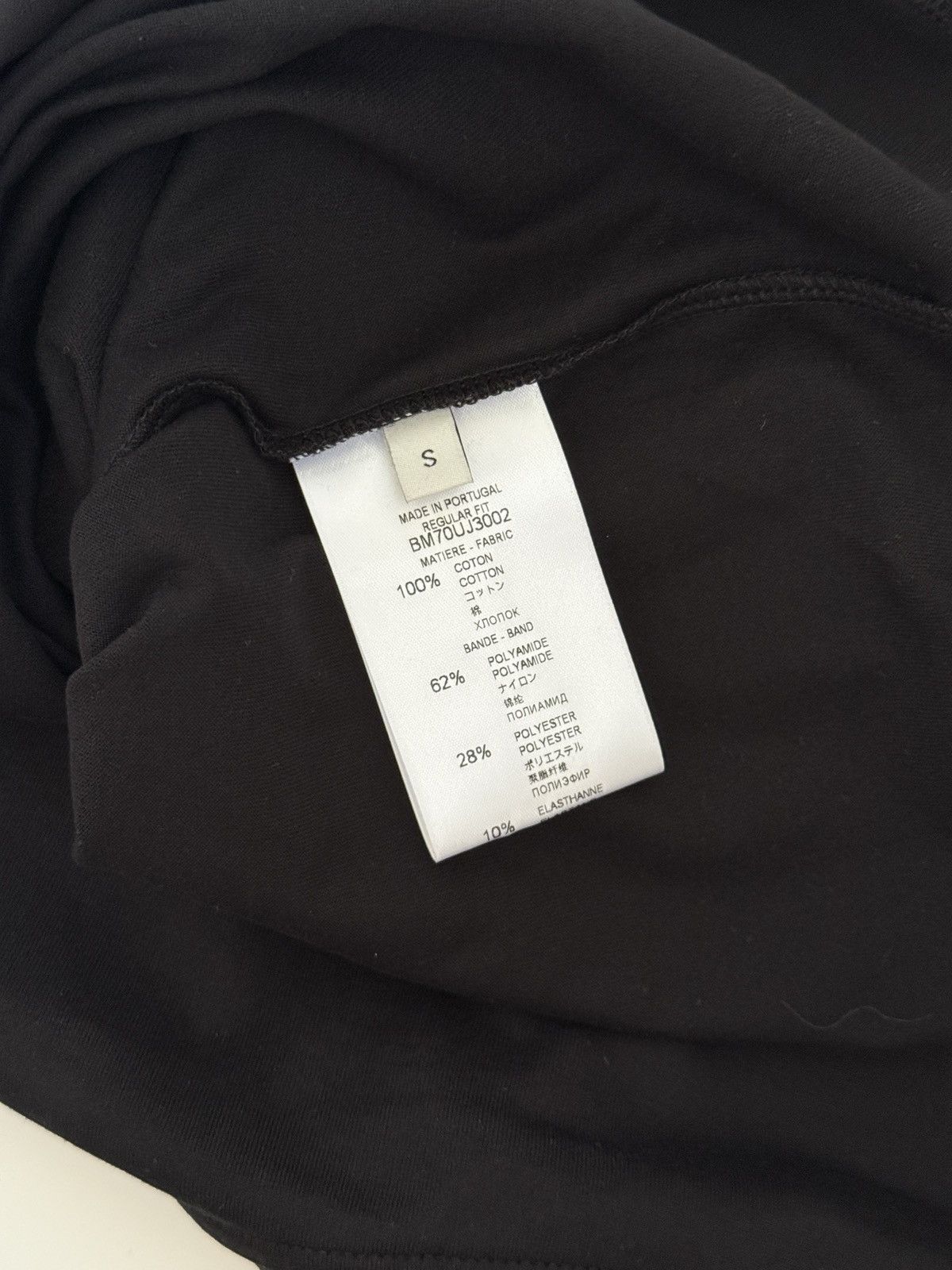 Givenchy BNWT Givenchy Black Elastic Band T-Shirt size Small Size US S / EU 44-46 / 1 - 6 Thumbnail