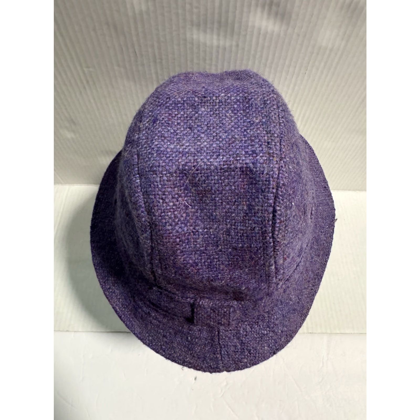 Vintage VINTAGE Bunratty Irish Tweed Walking Hat S Purple Wool Bucket Hat Men - 100% Wool, Tweed, Lined, Made Ireland, Classic, Fall Winter Spring, Casual Size ONE SIZE - 5 Thumbnail