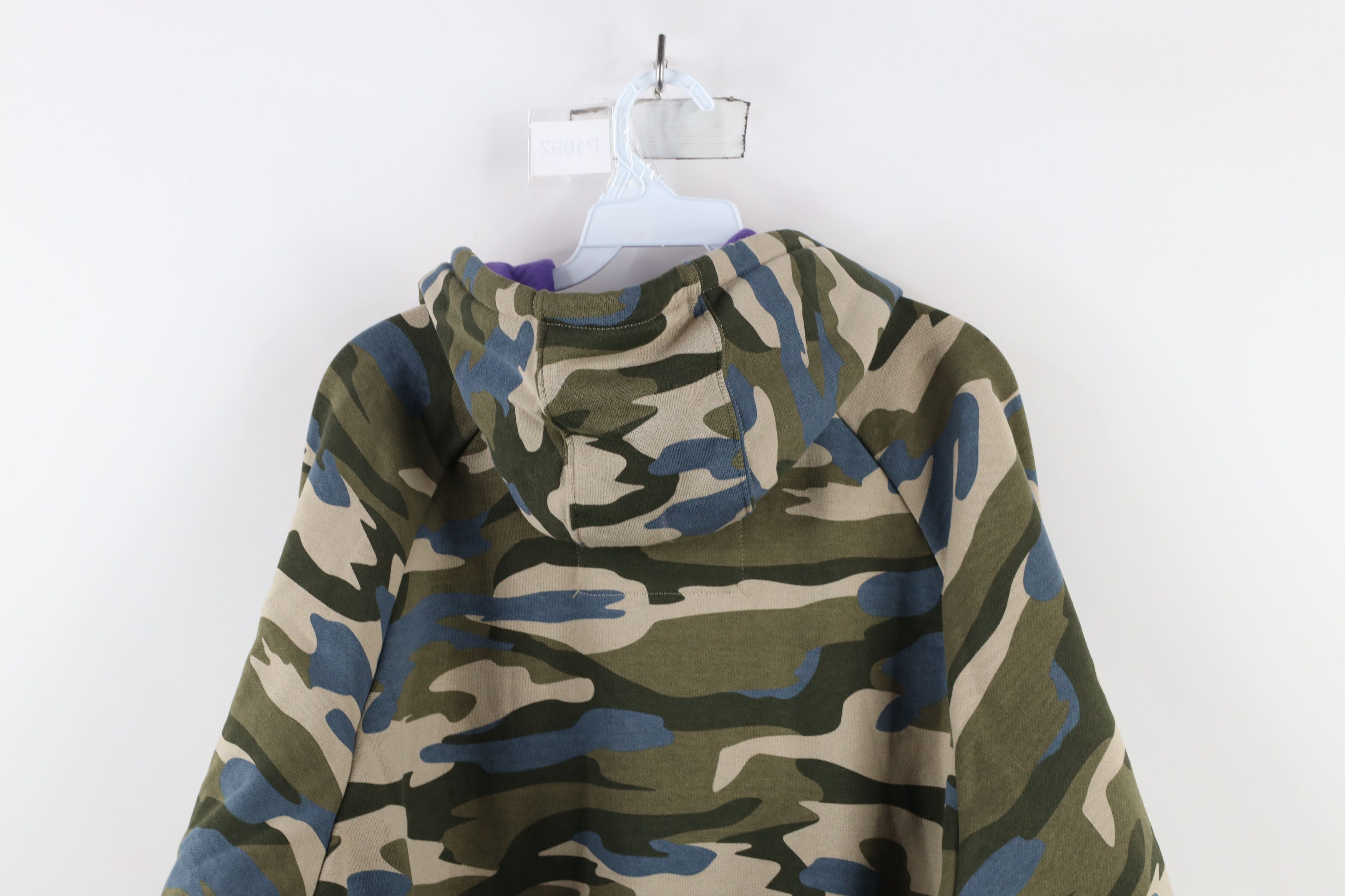 Cabelas × Vintage Vintage Y2K Cabelas Script Camouflage Hoodie Sweatshirt Size XXL / US 16-18 / IT 52-54 - 12 Thumbnail