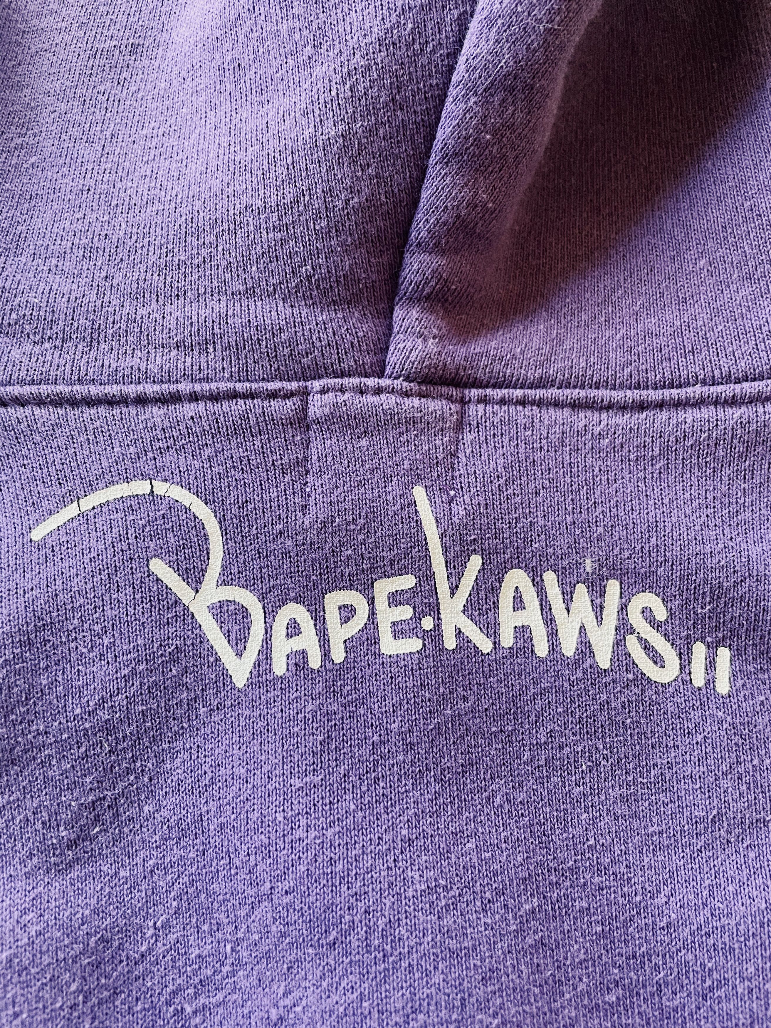Bape × Kaws Vintage Y2K Bape Baby Milo X KAWS Full zip Hoodie Size US S / EU 44-46 / 1 - 4 Thumbnail