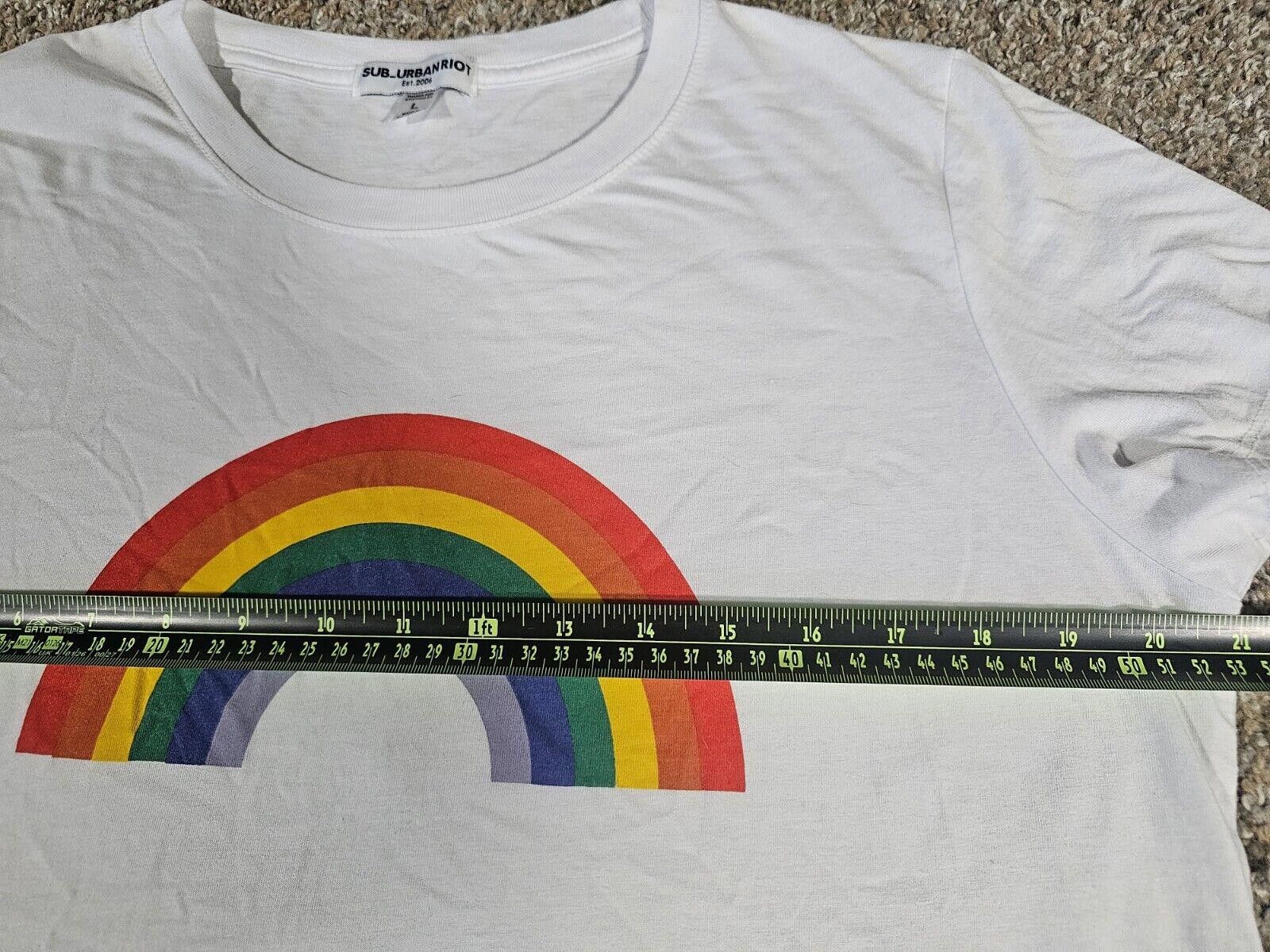 Designer Sub_Urban Riot Rainbow Tee Size Womens L Size L / US 10 / IT 46 - 5 Thumbnail