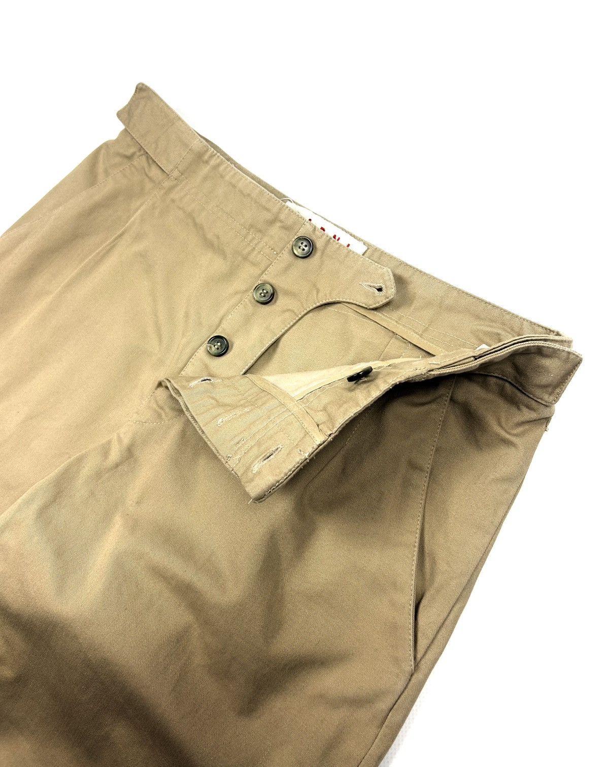 Marni Marni Archive Cropped Tapered Chinos Beige Pants Men’s 44 S Size US 30 / EU 46 - 6 Thumbnail