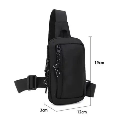 Individualized Shirts Black Shoulder Carry Side Bag Zip Satchel Pack Tactical Size ONE SIZE - 4 Thumbnail