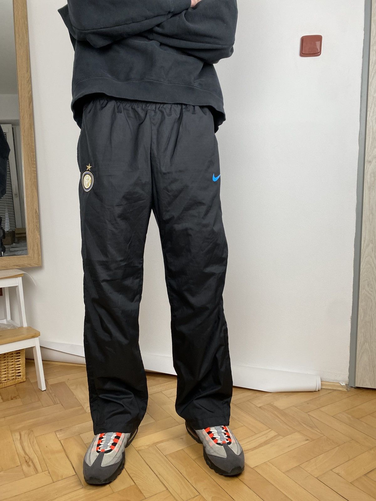Nike × Vintage Trendy Nike Inter black sweatpants Size US 30 / EU 46 - 1 Thumbnail