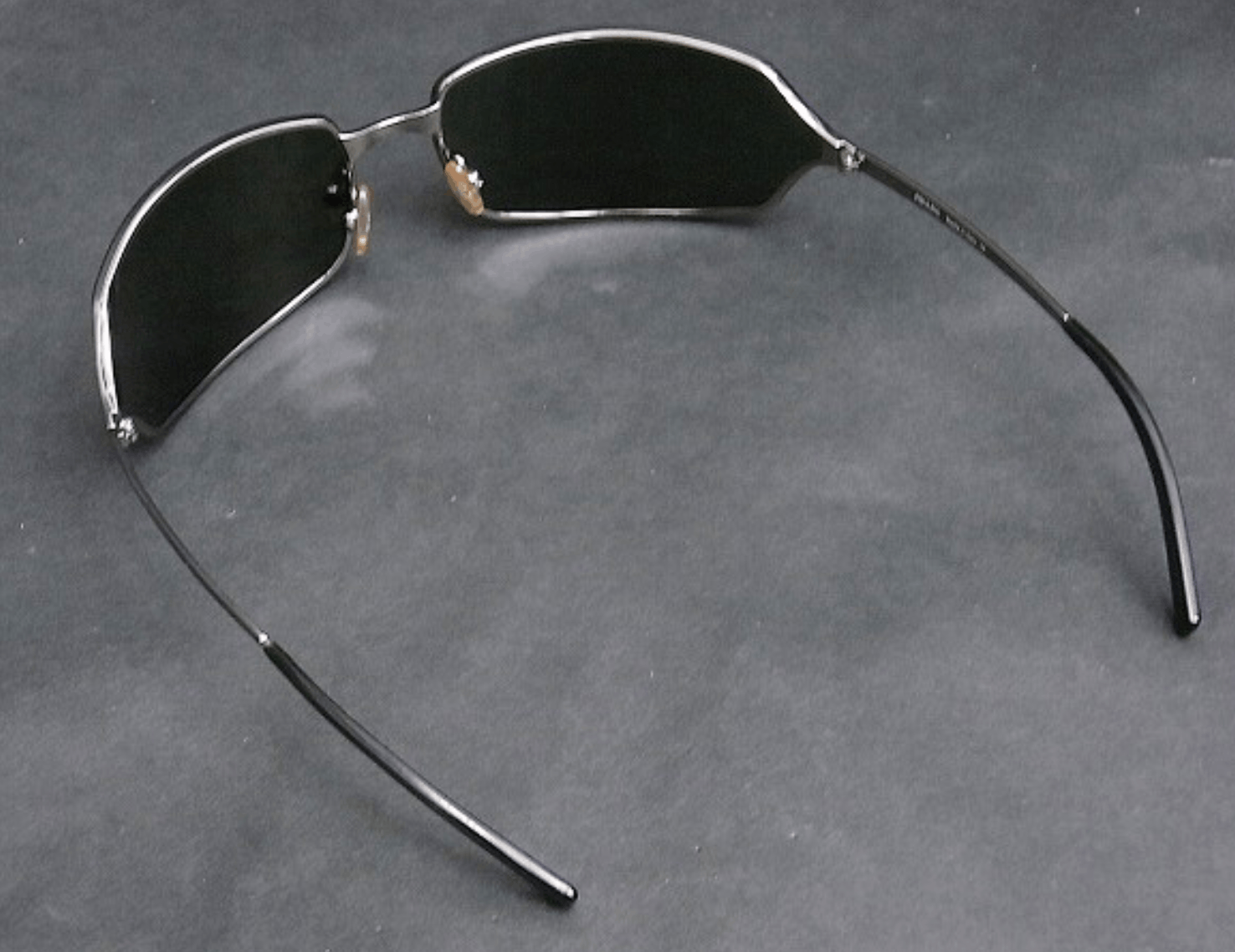 Prada × Vintage PRADA Sunglasses Rimless Sport Metal Frame Shield Wrap Size ONE SIZE - 5 Thumbnail