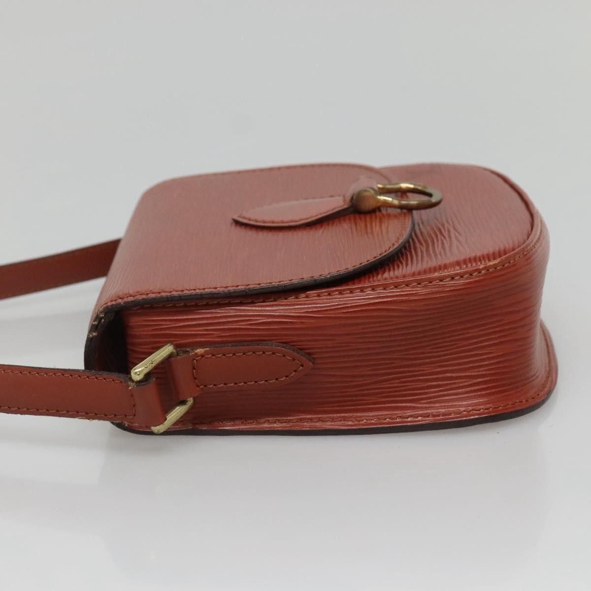 Louis Vuitton LOUIS VUITTON Epi Saint Cloud PM Shoulder Bag Brown M52213 Size ONE SIZE - 4 Thumbnail
