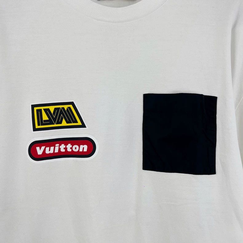 Louis Vuitton Louis Vuitton Graffiti letter pocket panel short sleeve Size US XXL / EU 58 / 5 - 4 Thumbnail