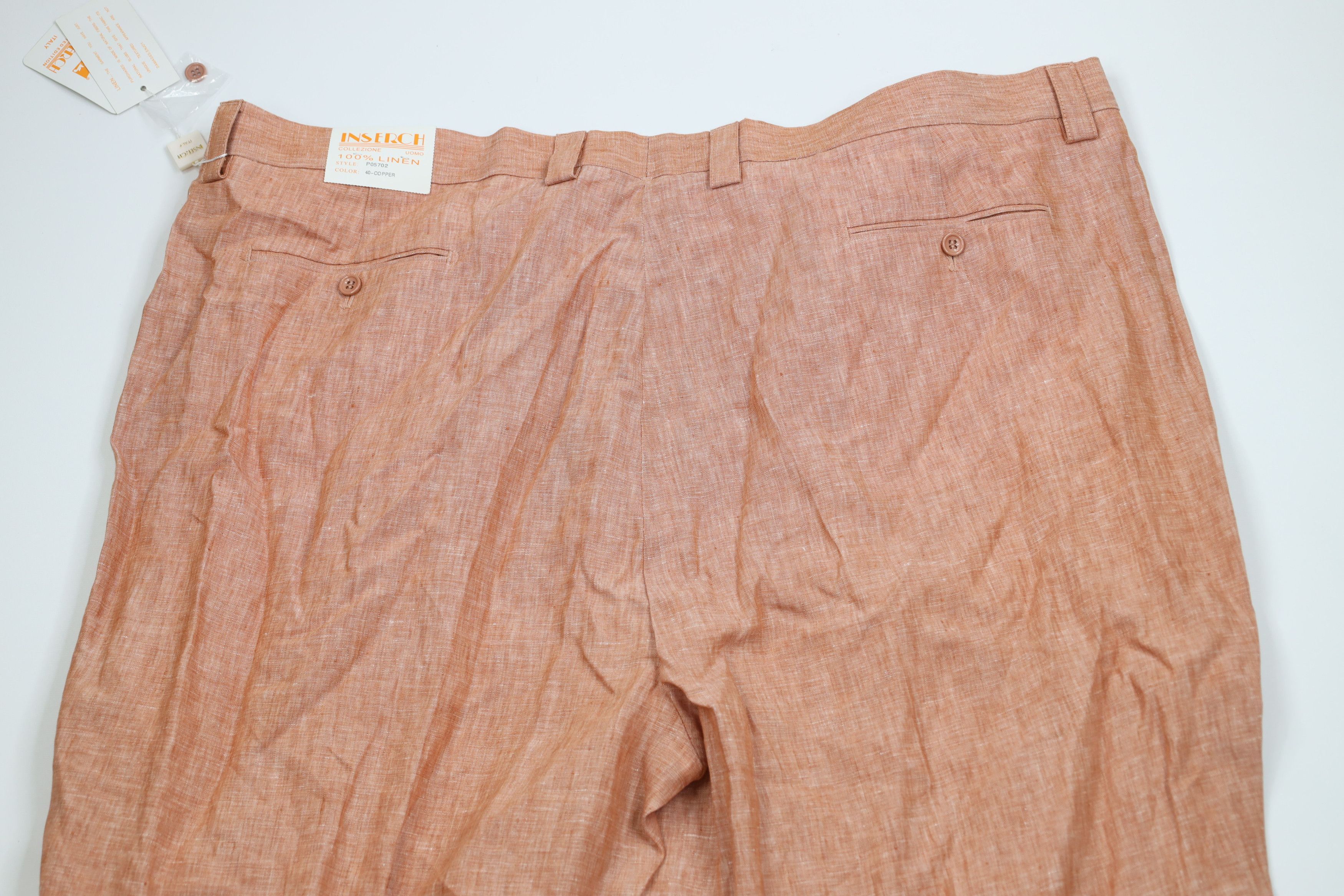 Vintage Deadstock Vintage 90s Y2K Chino Pants Heather Copper Size US 42 / EU 58 - 11 Thumbnail