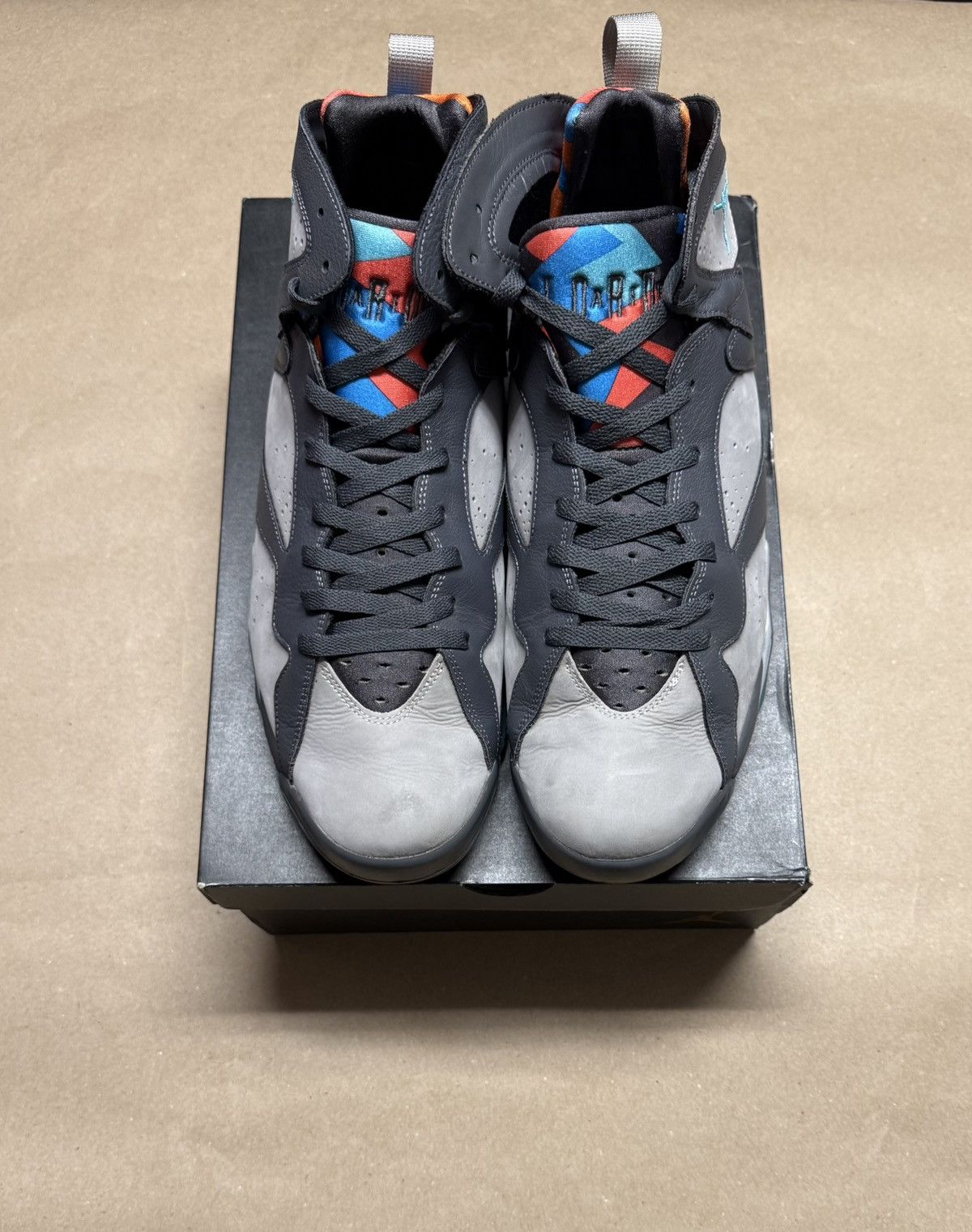 Jordan Brand Nike Air Jordan 7 VII Retro Barcelona Days Mens size 14! Size US 14 / EU 47 - 3 Thumbnail