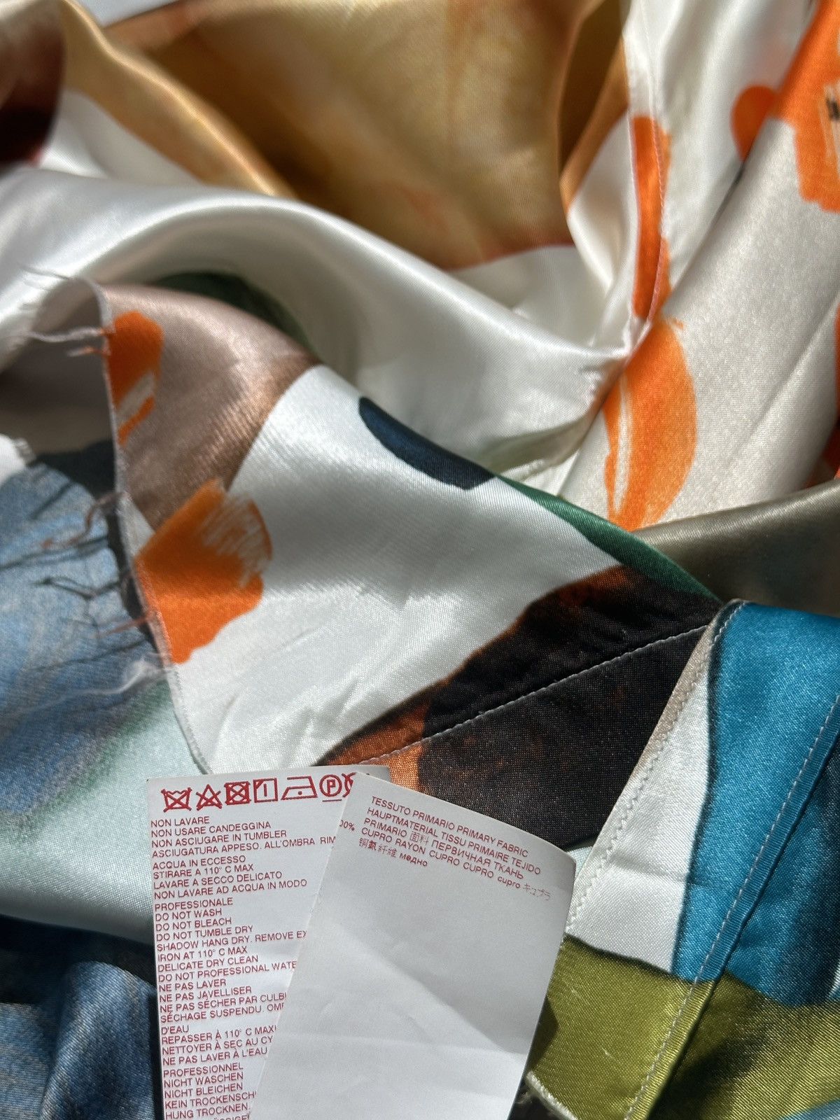 Marni $1,990 runway silk collage shirt Size US M / EU 48-50 / 2 - 5 Thumbnail