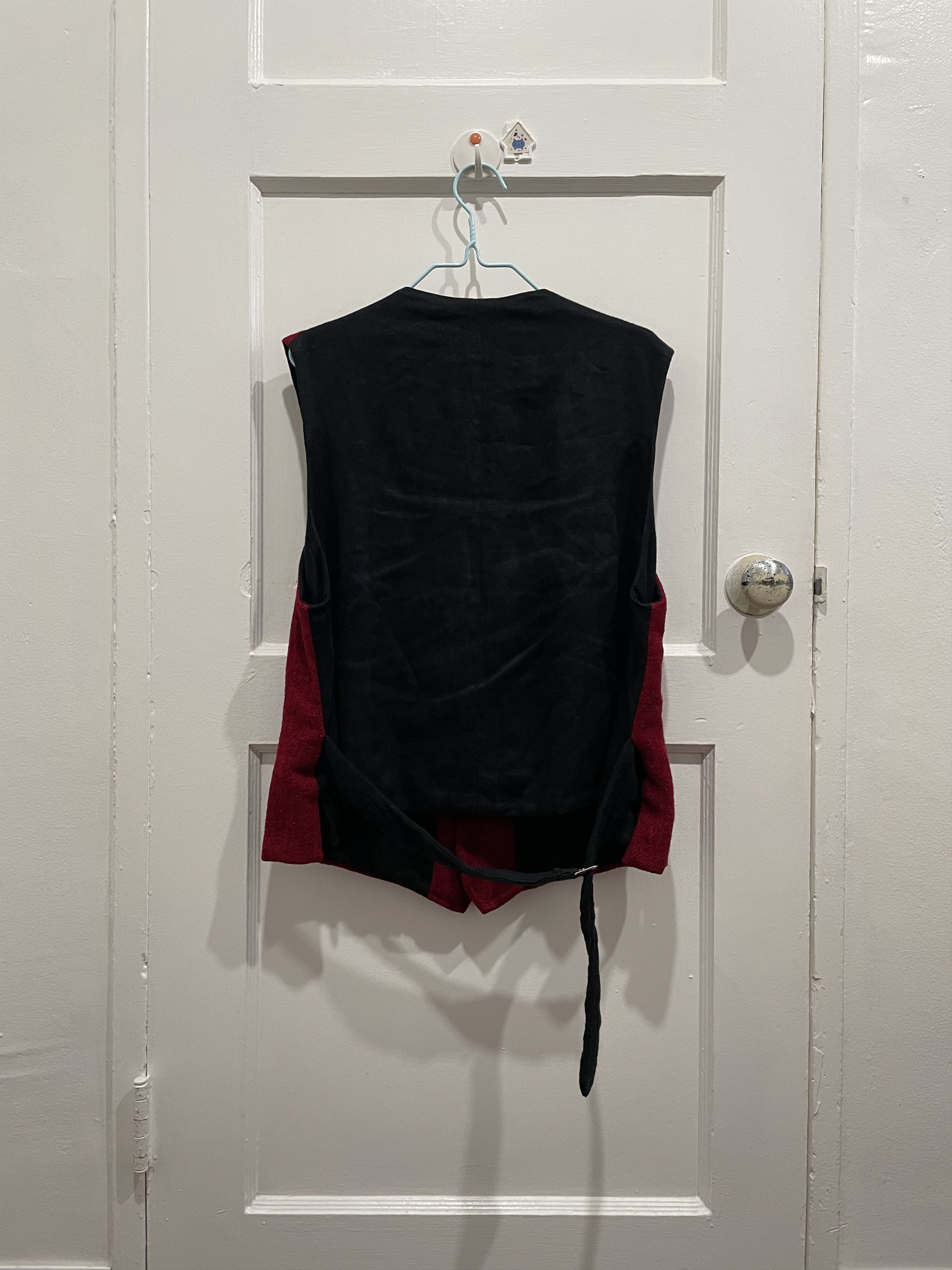 John Alexander Skelton Red Wool Tweed Waistcoat Size US M / EU 48-50 / 2 - 2 Thumbnail