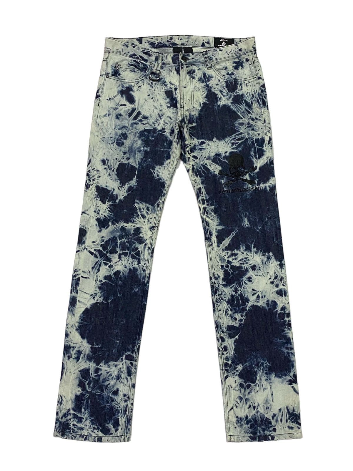 Japanese Brand × Roen × semanticdesign 2009 Roen X Semantic Design Acid Wash Denim Pants Size US 33 - 2 Thumbnail