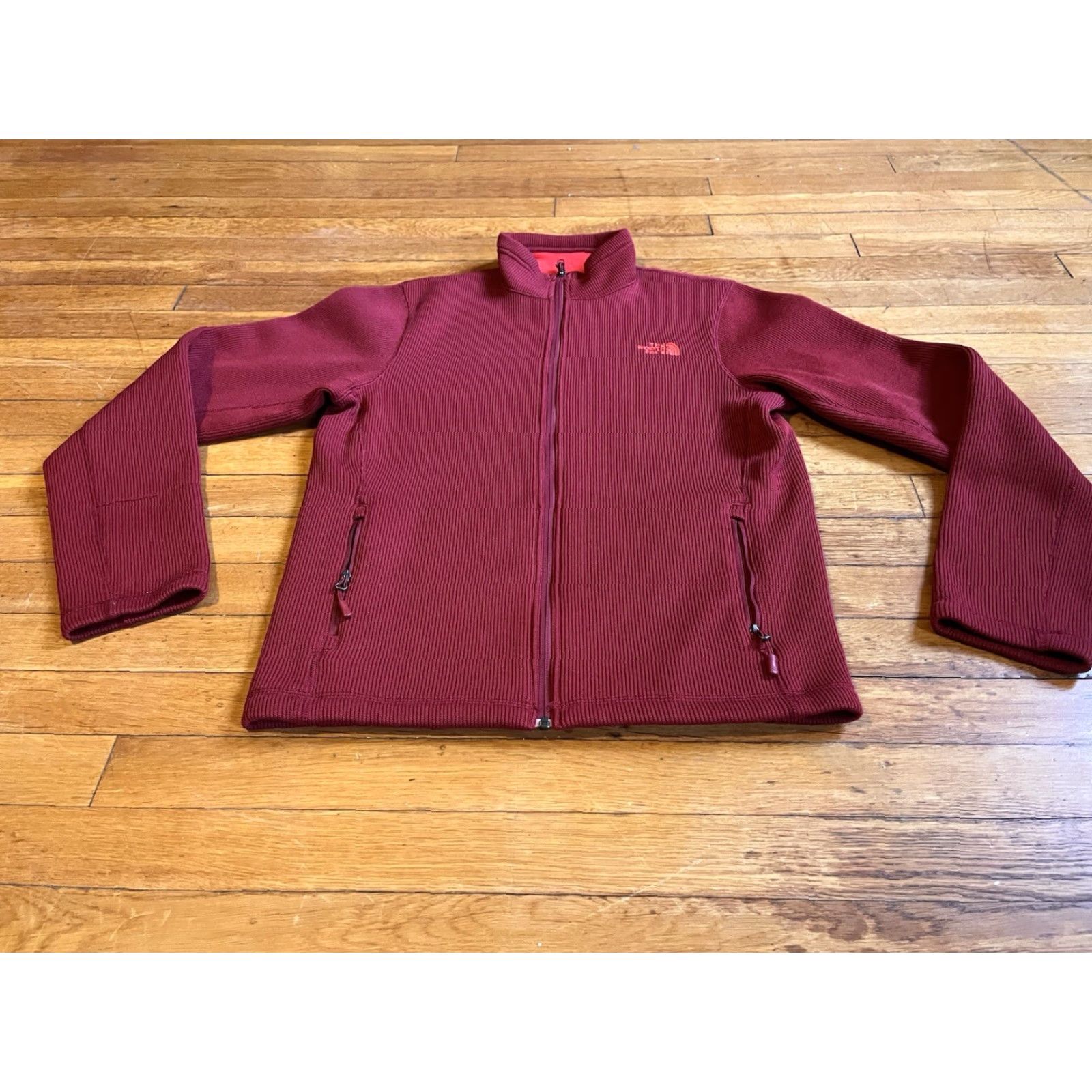 The North Face The North Face Performance Full Zip Sweatshirt Men’s S Red Lined Mock Neck Zip Pockets Embroidered Logo Shirt Size US S / EU 44-46 / 1 - 2 Thumbnail