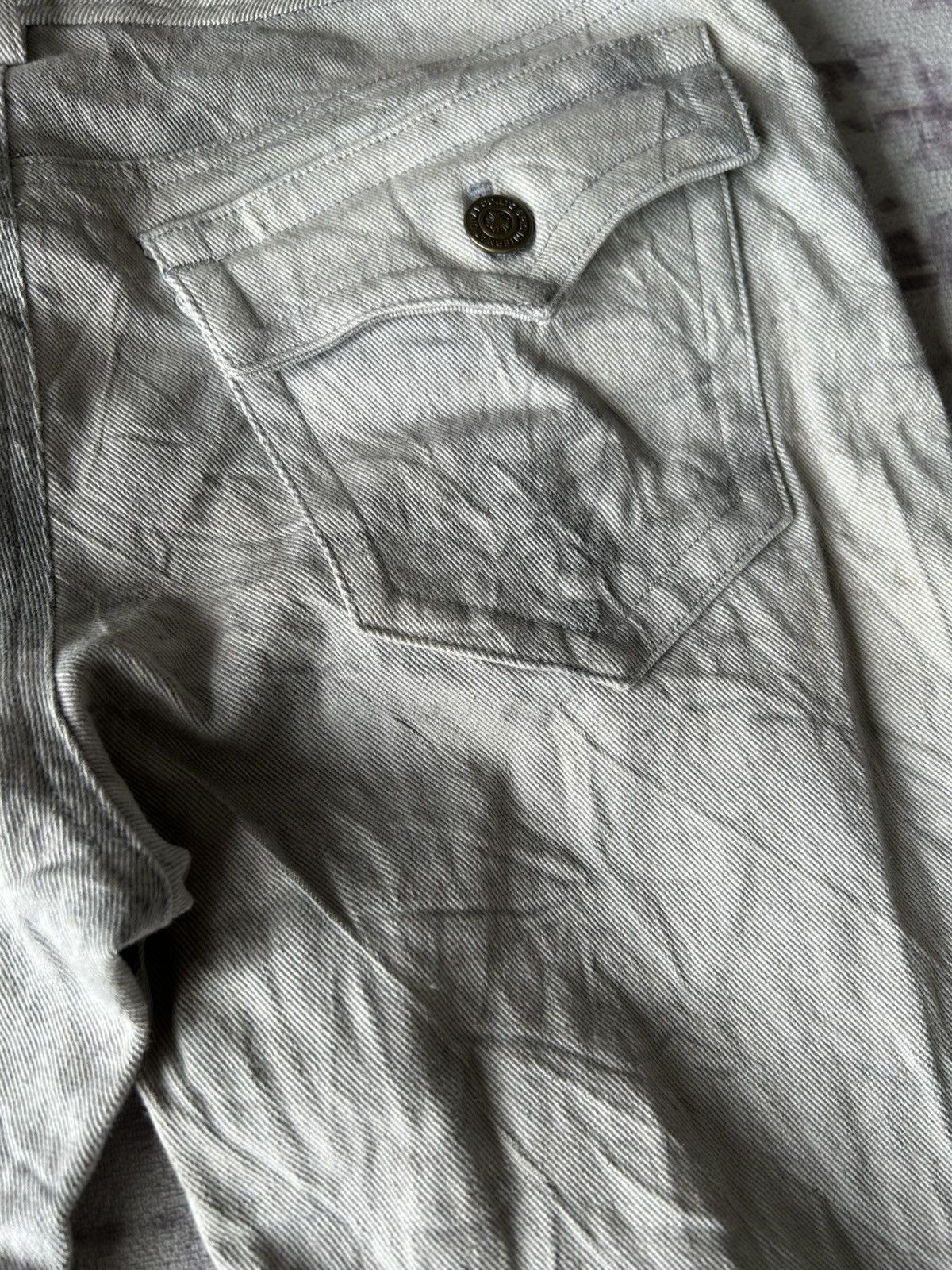 Tornado Mart Tornado Mart Punk Flared Wrinkled Pants Size US 30 / EU 46 - 14 Thumbnail