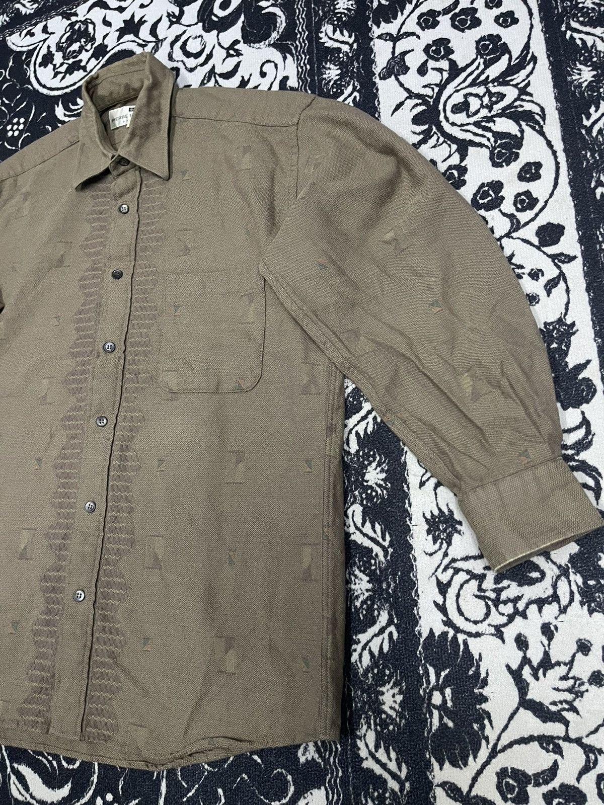 Vintage 90s PIERRE BALMAIN PARIS BUTTON UP CLASSIC DESIGN Size US M / EU 48-50 / 2 - 5 Thumbnail