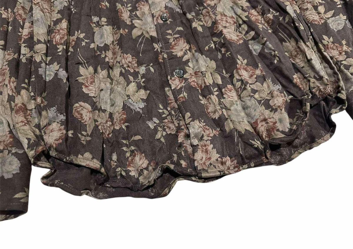 Tornado Mart 🔥Y2K Vintage Tornado Mart Shirt Wrinkled Floral Overprint Size US M / EU 48-50 / 2 - 6 Thumbnail