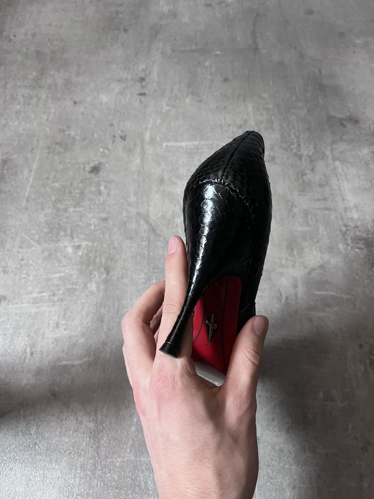 Paciotti Cesare Paciotti F/W 05 leather heels black and red Size US 6.5 / IT 36.5 - 9 Thumbnail