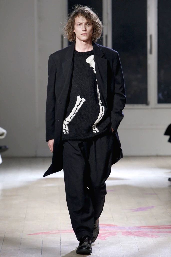 Yohji Yamamoto Yohji Yamamoto 22AW 11AW Reissue Skeleton Sweater Size US L / EU 52-54 / 3 - 3 Thumbnail