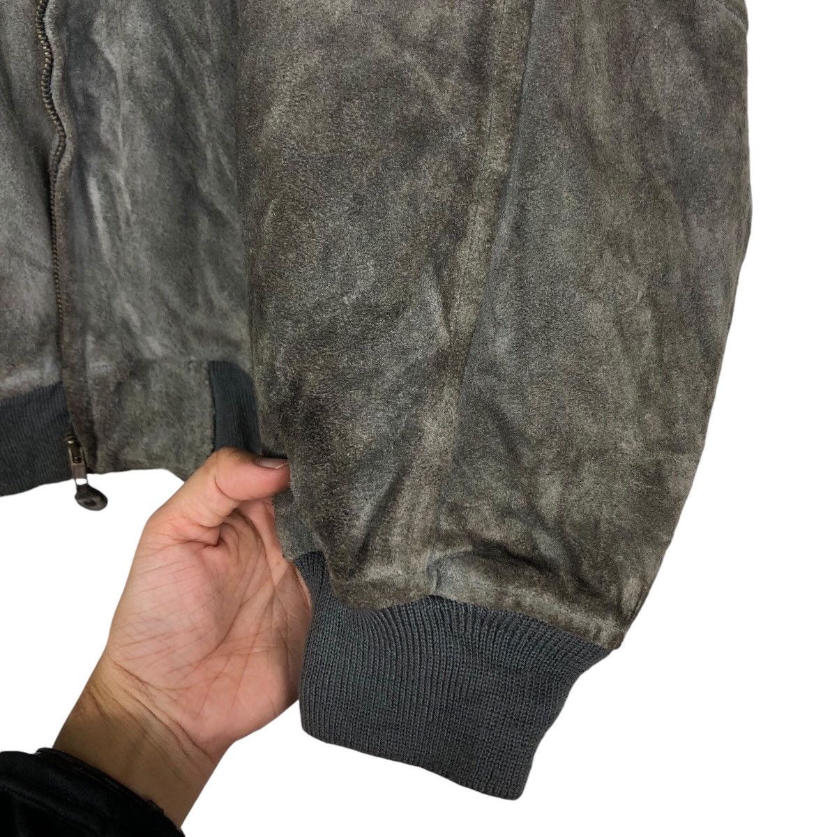 Japanese Brand 📌Vintage Genuine Leather Jacket Bomber Biker World Size US L / EU 52-54 / 3 - 16 Thumbnail